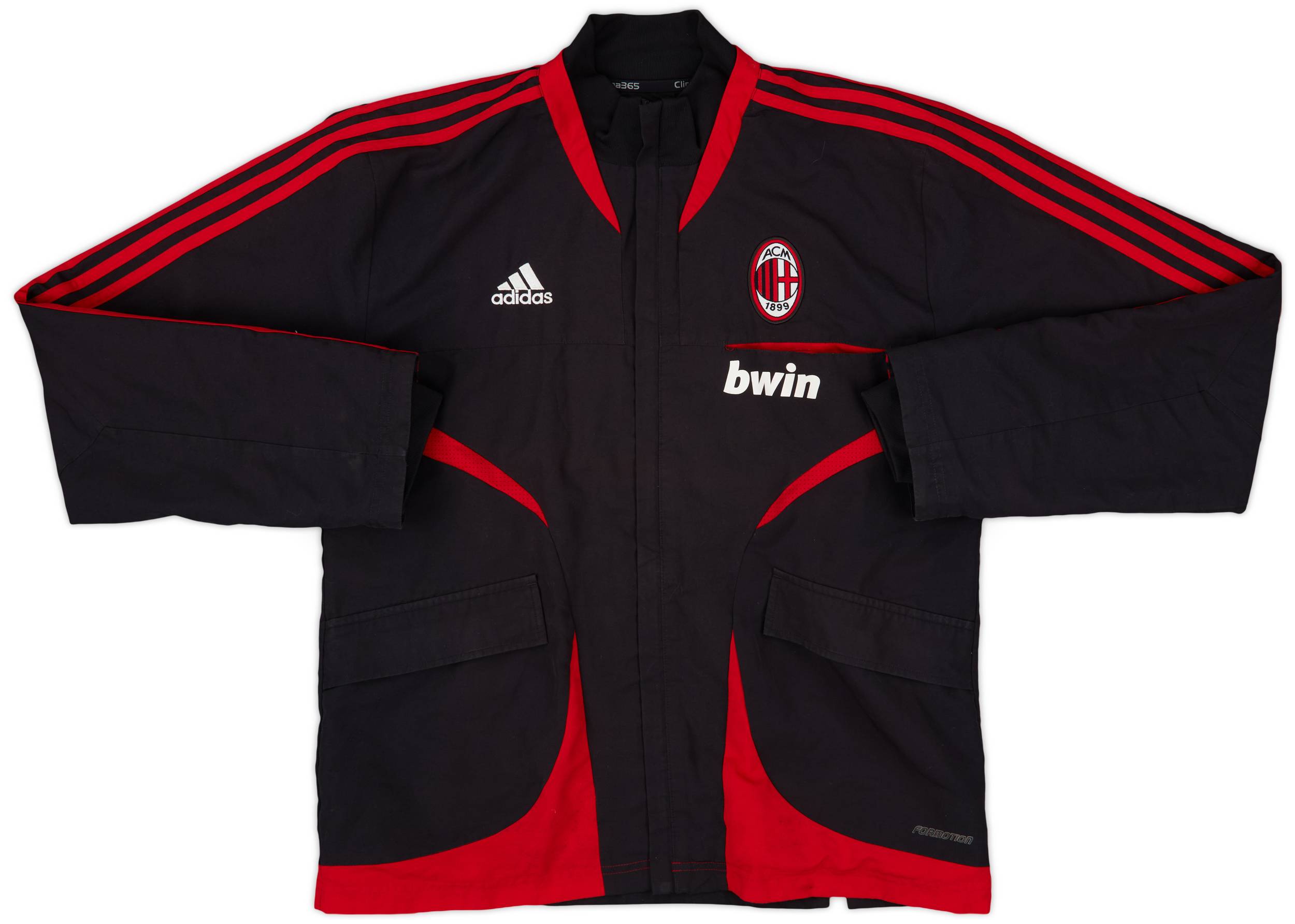 2007-08 AC Milan adidas Track Jacket - 8/10 - (M/L)