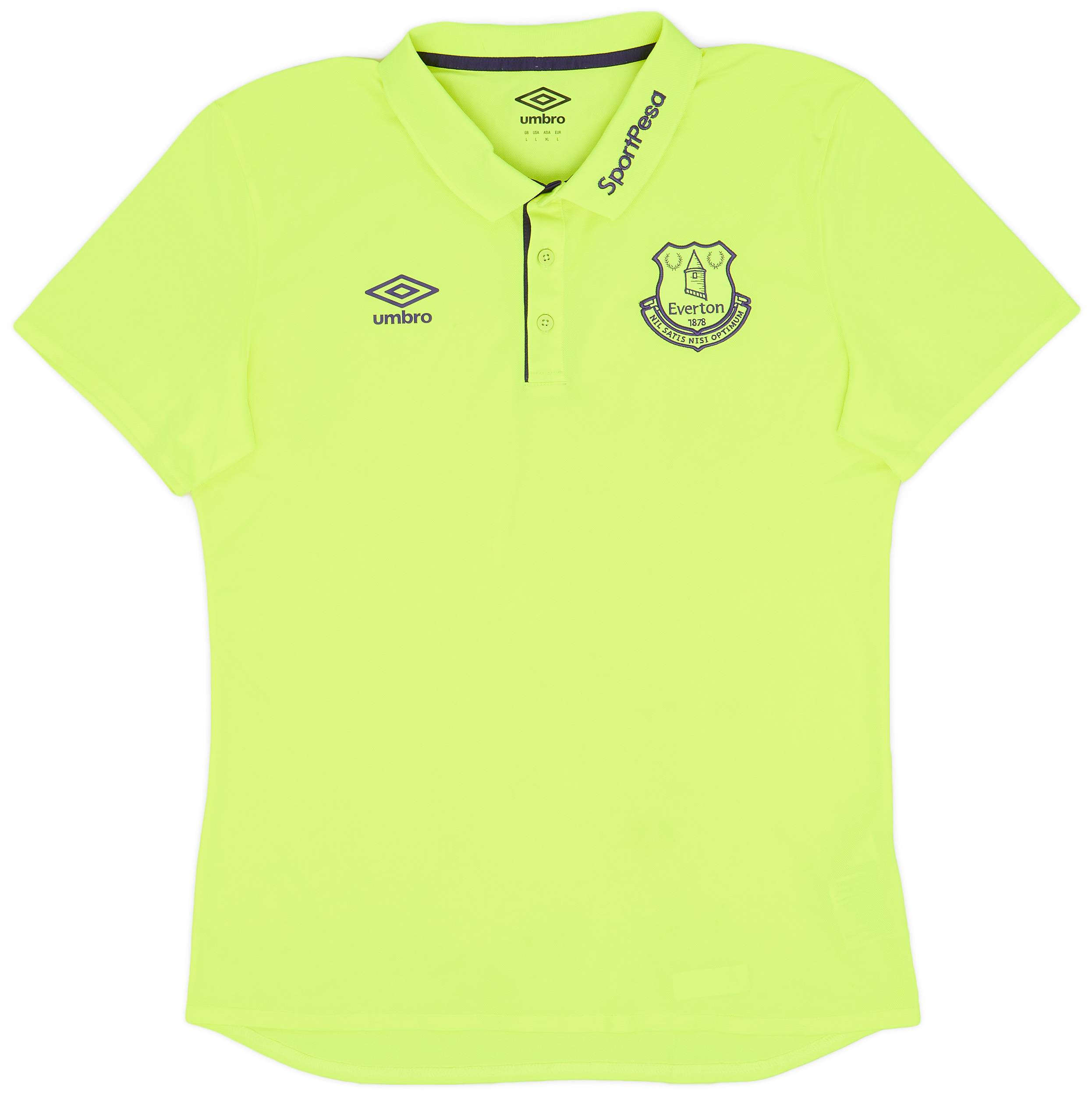 2018-20 Everton Umbro Polo Shirt - 9/10 - (L)
