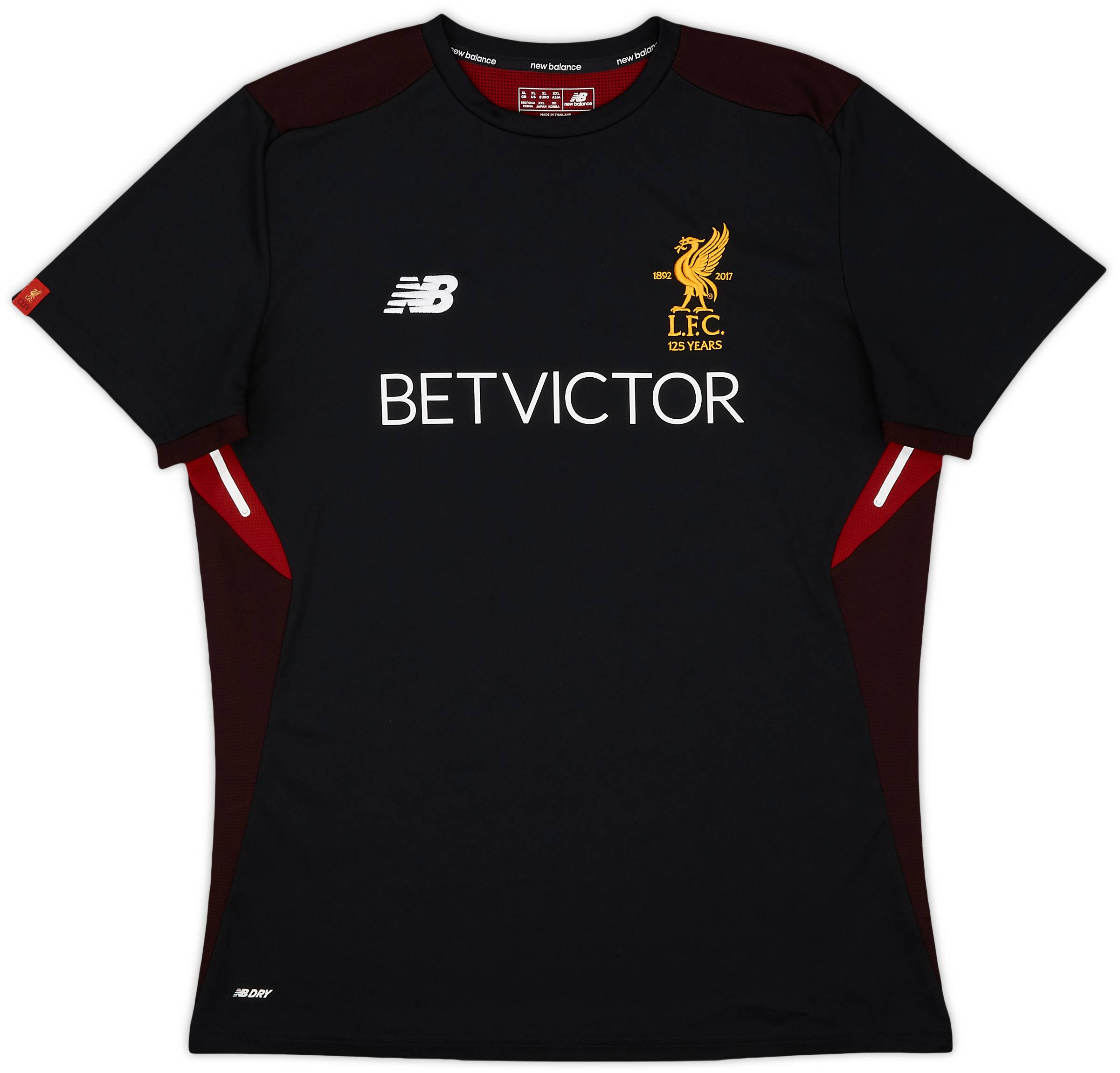 2017-18 Liverpool New Balance Training Shirt - 9/10 - (XL)