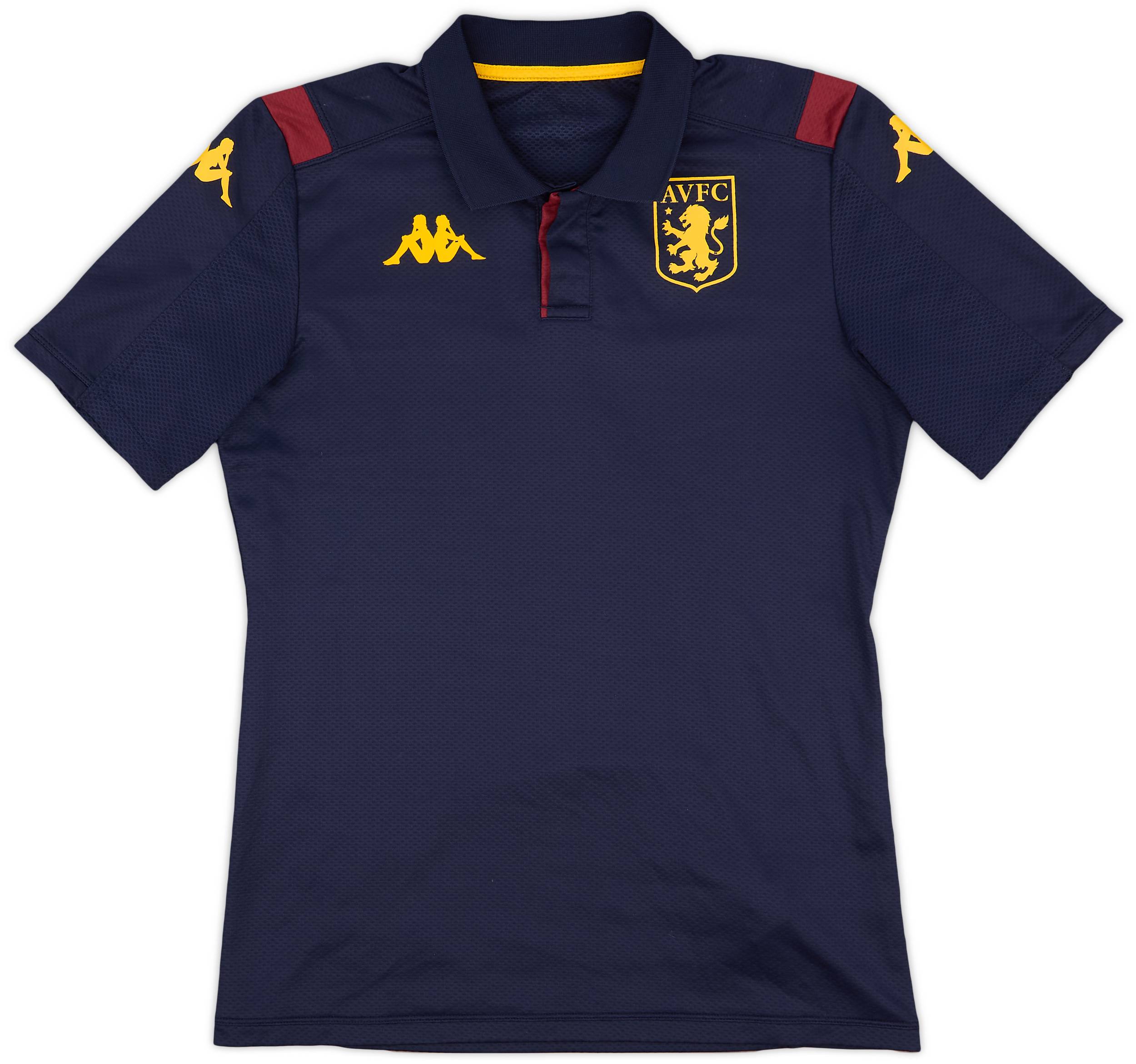 2019-20 Aston Villa Kappa Polo Shirt - 8/10 - (M)