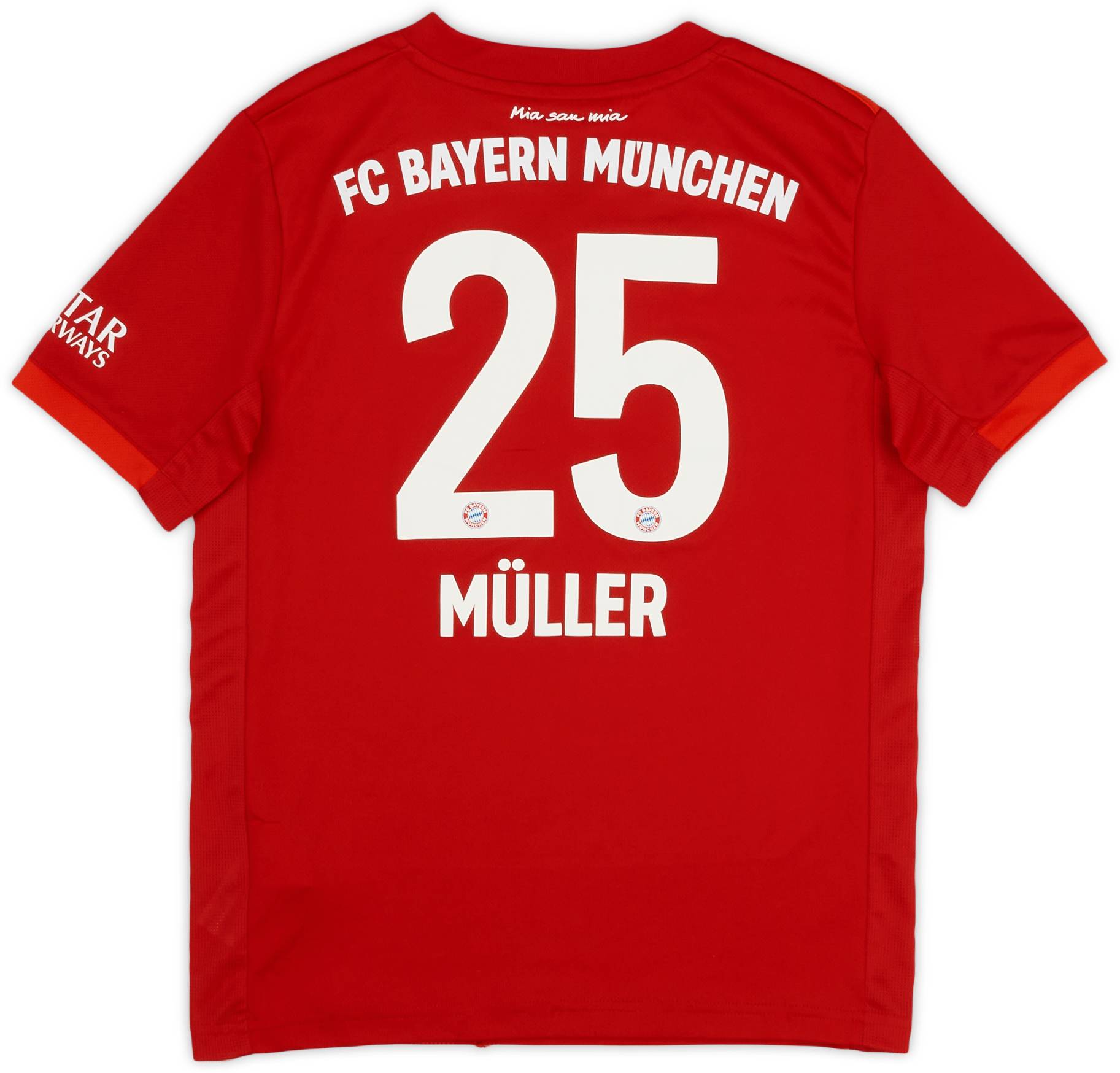 2019-20 Bayern Munich Home Shirt Muller #25 - 7/10 - (M.Boys)