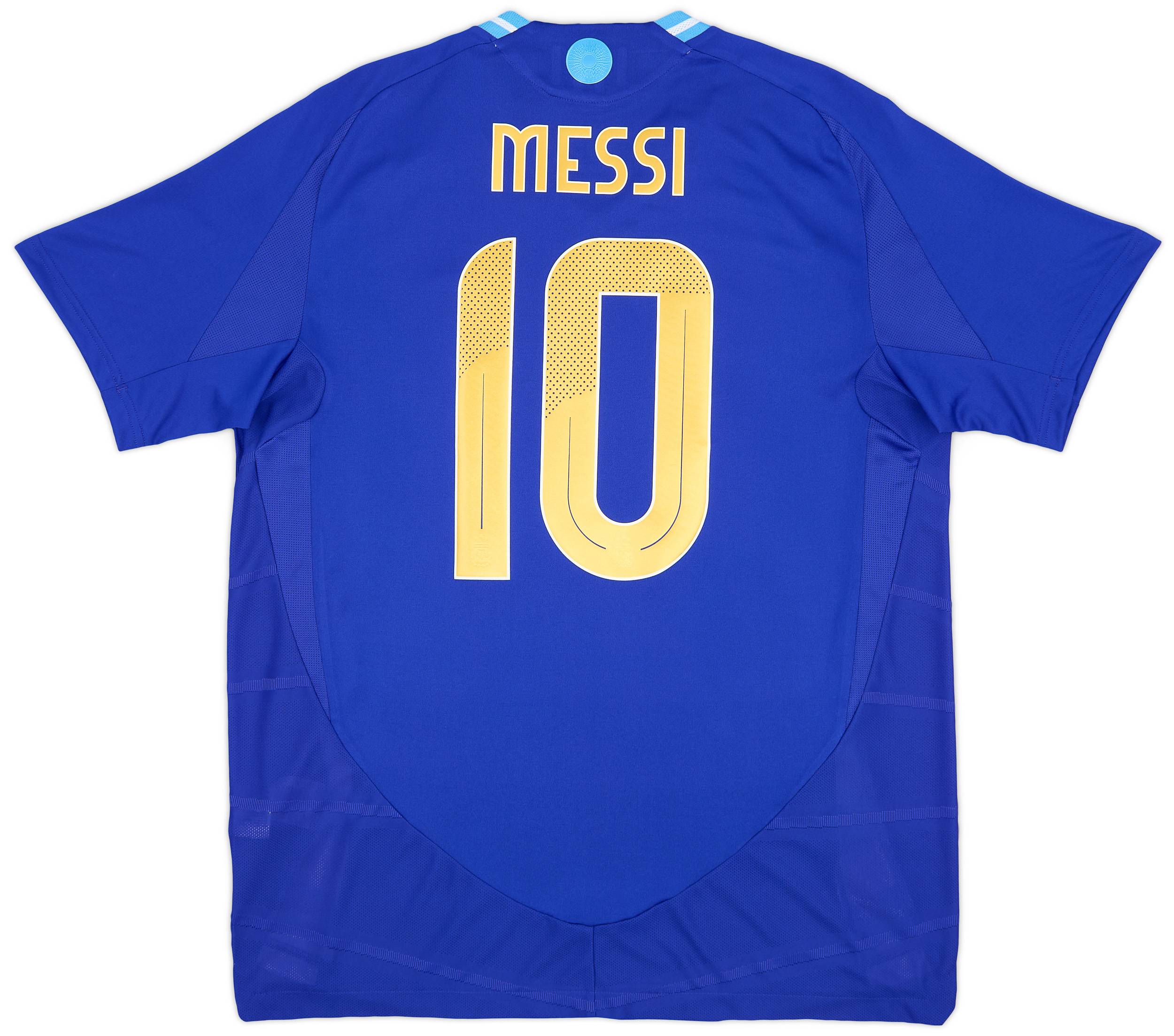 2024 25 Argentina Authentic Away Shirt Messi 10