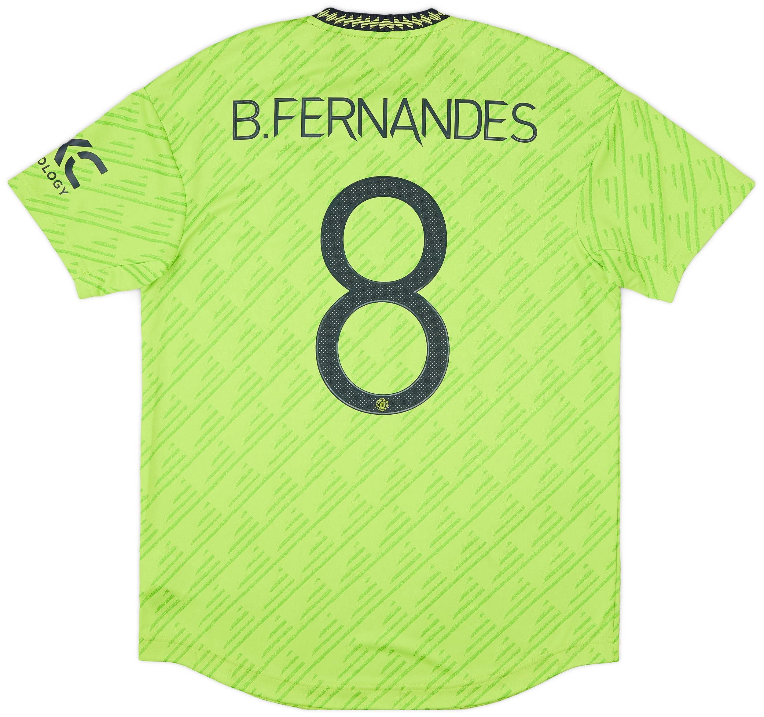 2022-23 Manchester United Authentic Third Shirt B.Fernandes #8