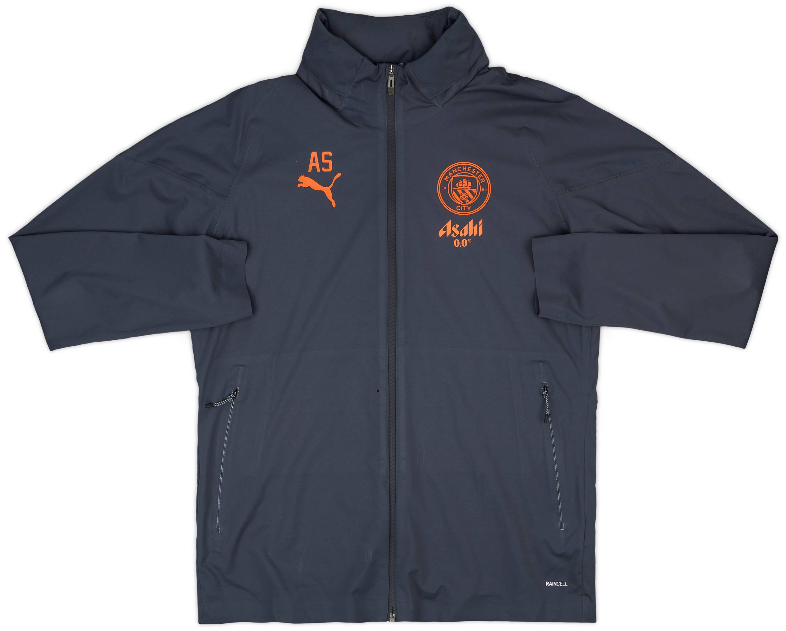 2023-24 Manchester City Staff Issue Rain Jacket #AS- 7/10 - (L)