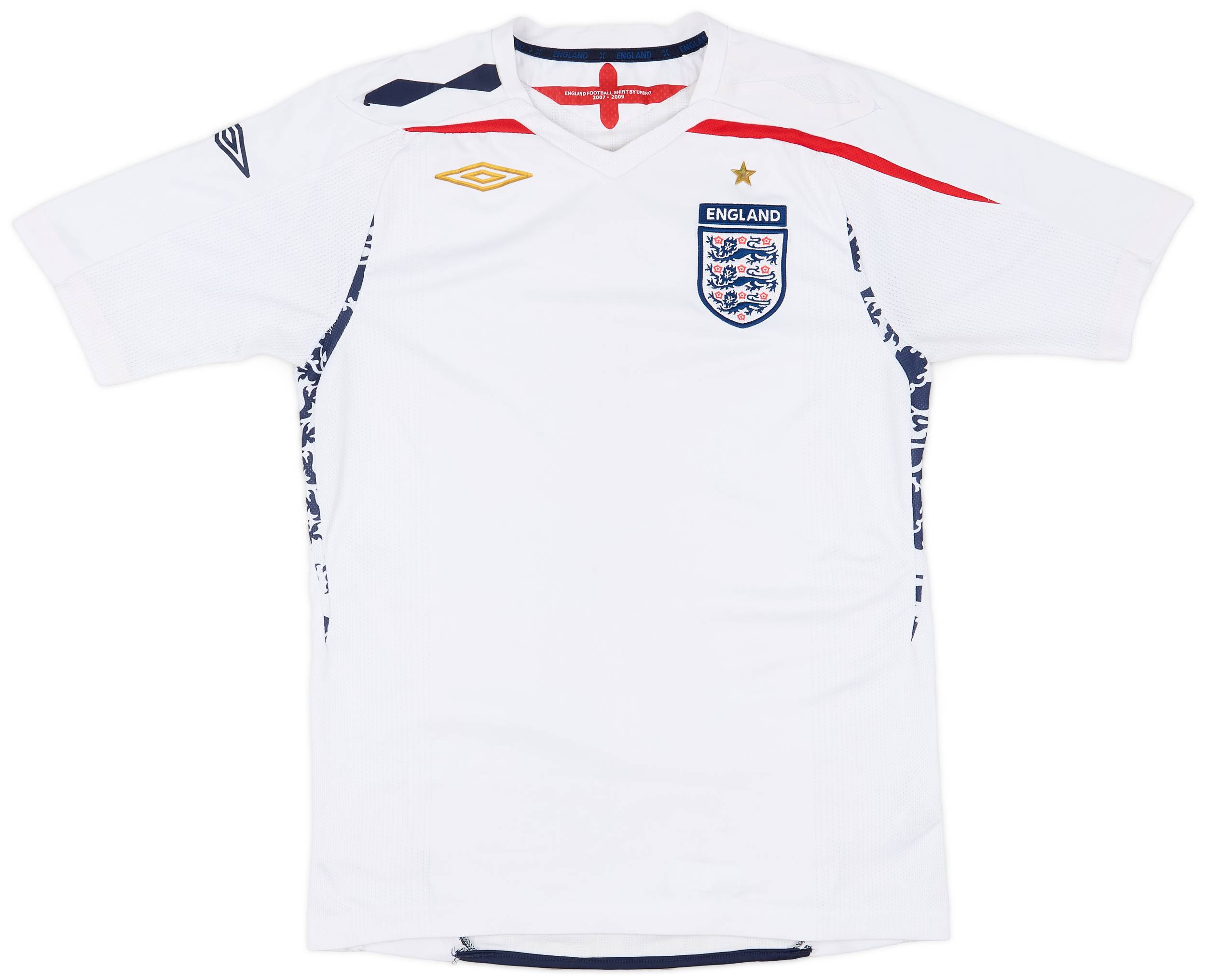 2007-09 England Home Shirt - 5/10 - (S)