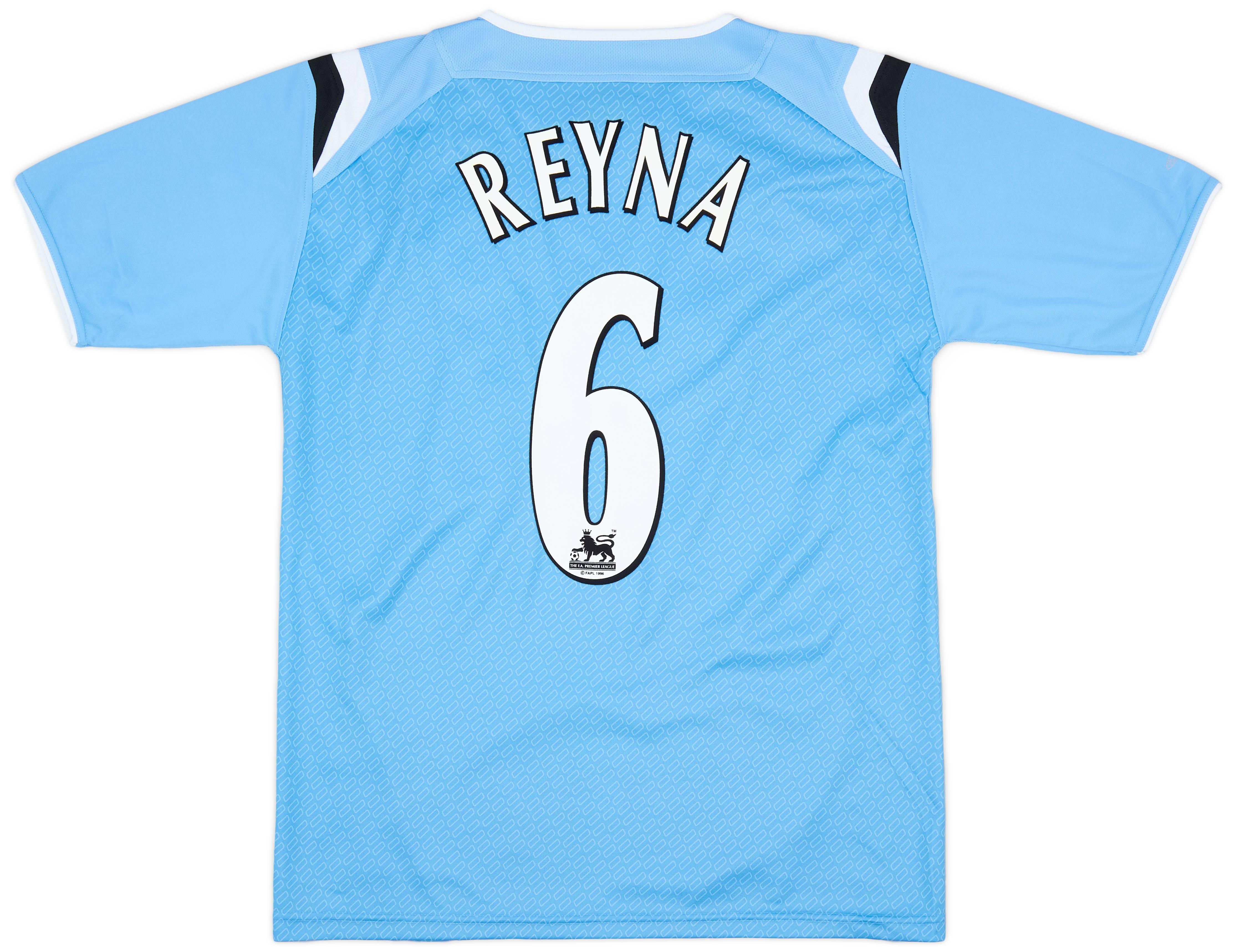 2004-05 Manchester City Home Shirt Reyna #6 - 9/10 - (L)