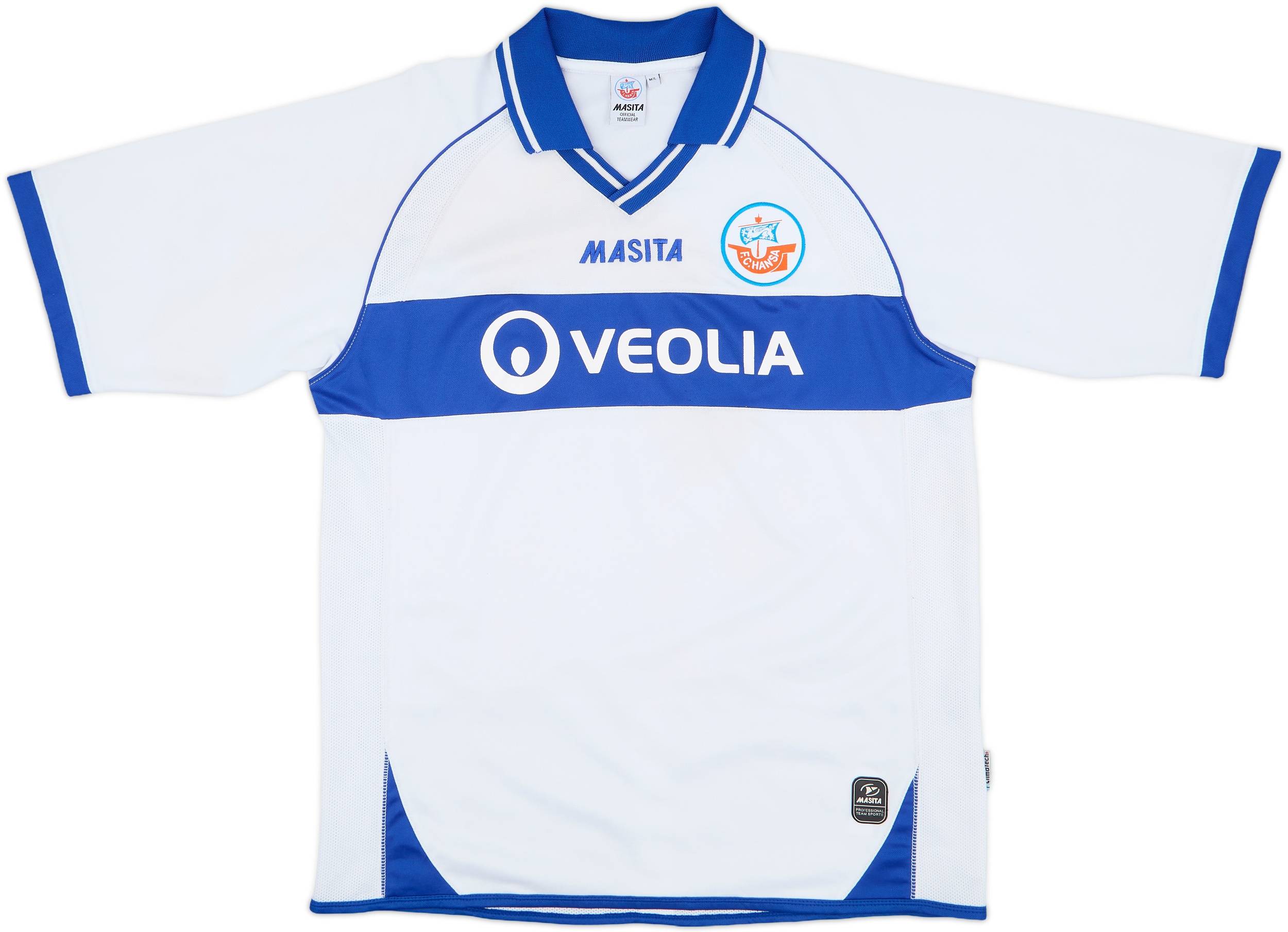 2010-11 Hansa Rostock Home Shirt - 7/10 - (M/L)