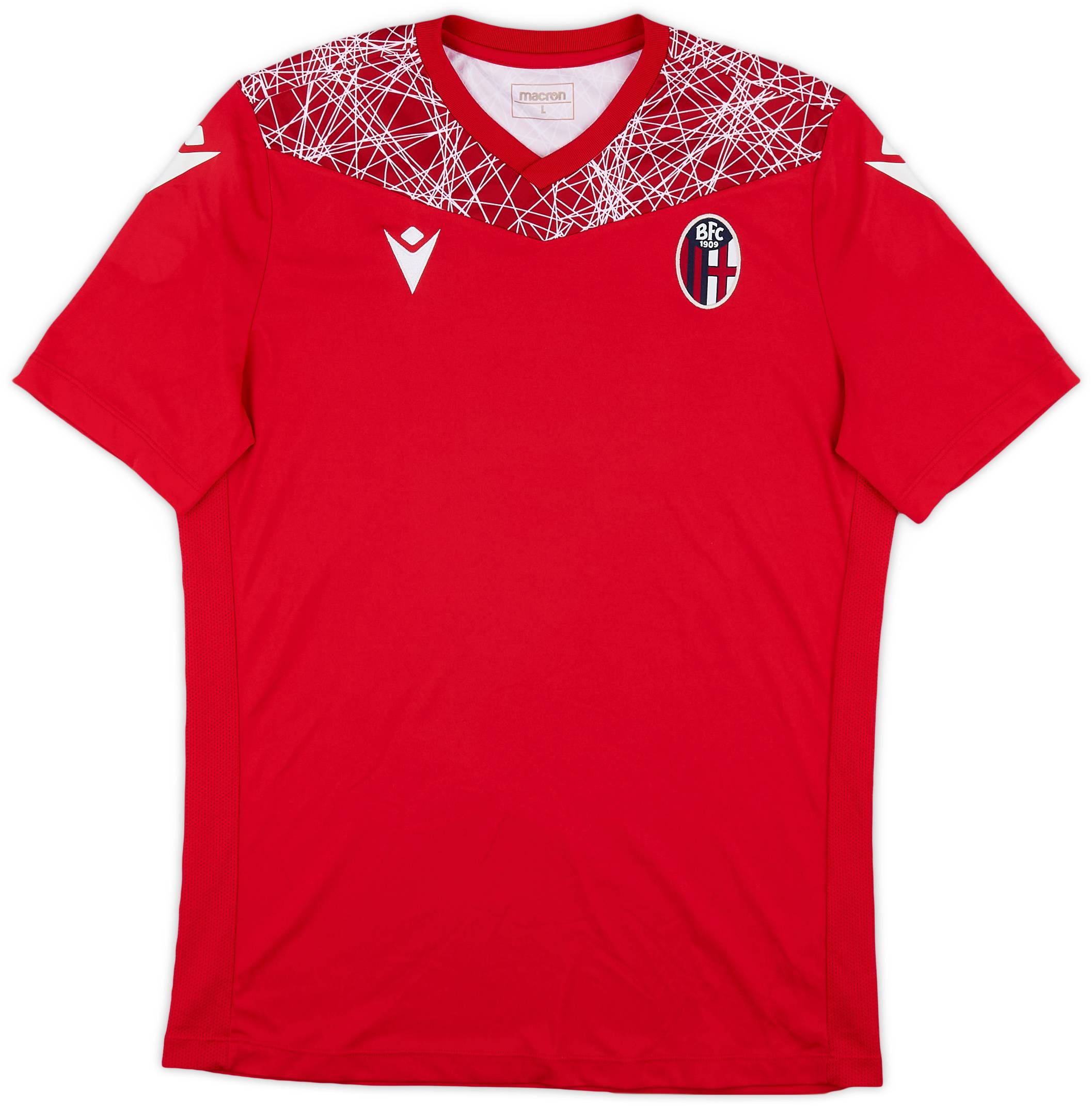 2020-21 Bologna Macron Training Shirt - 8/10 - (L)