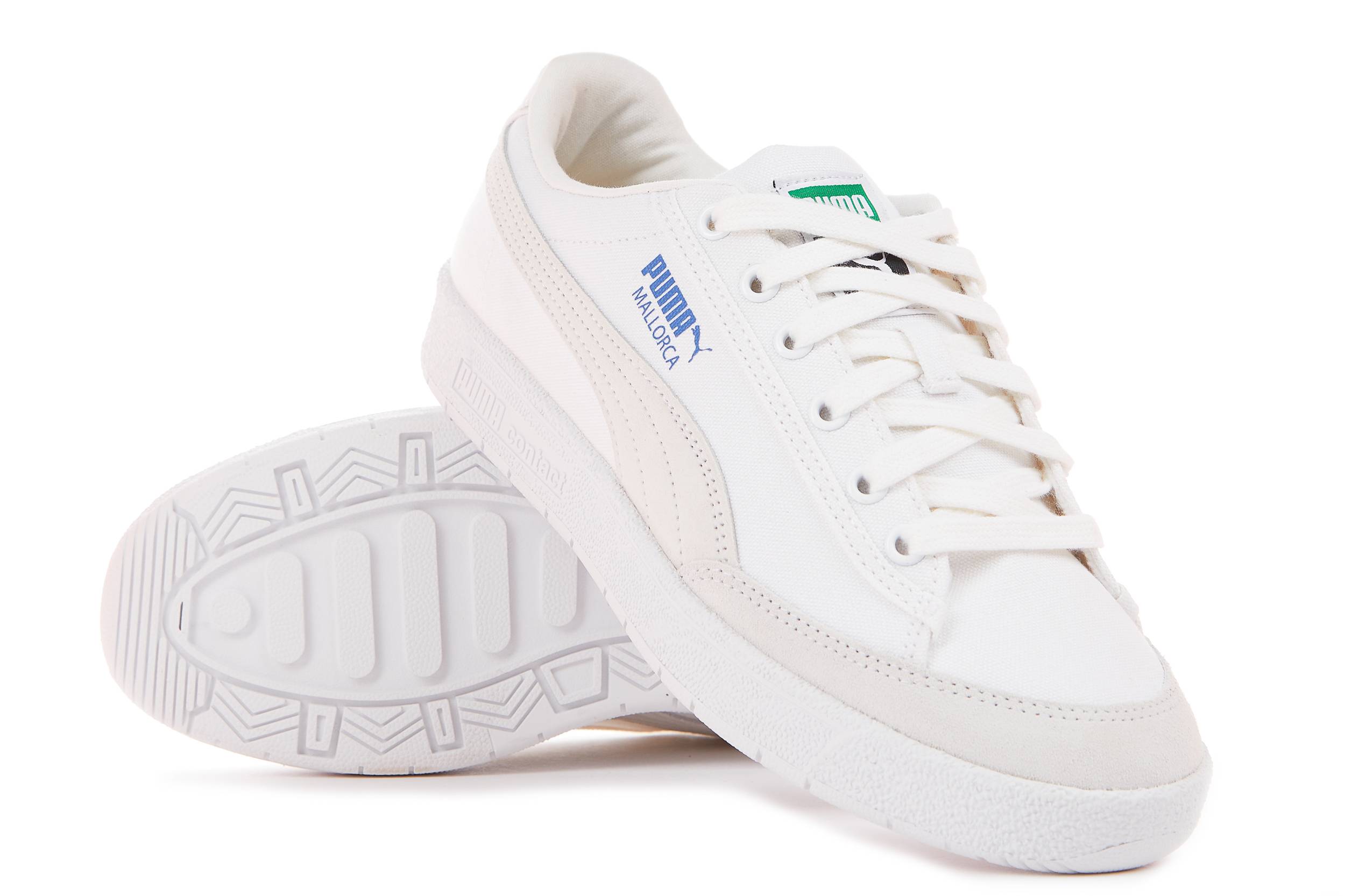 2023 24 Puma Mallorca White Star Sapphire Trainers