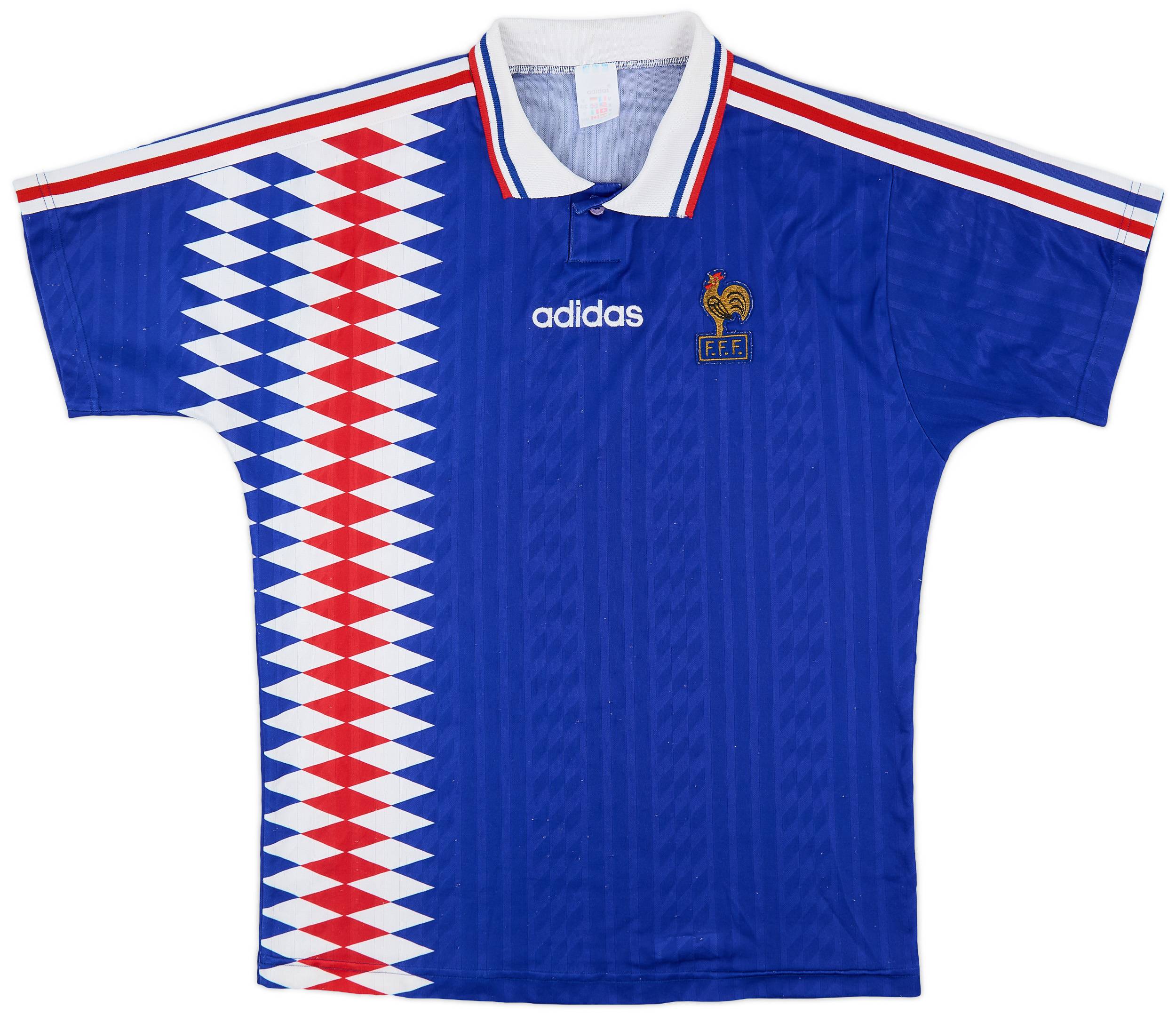 1994-96 France Home Shirt - 9/10 - (M/L)