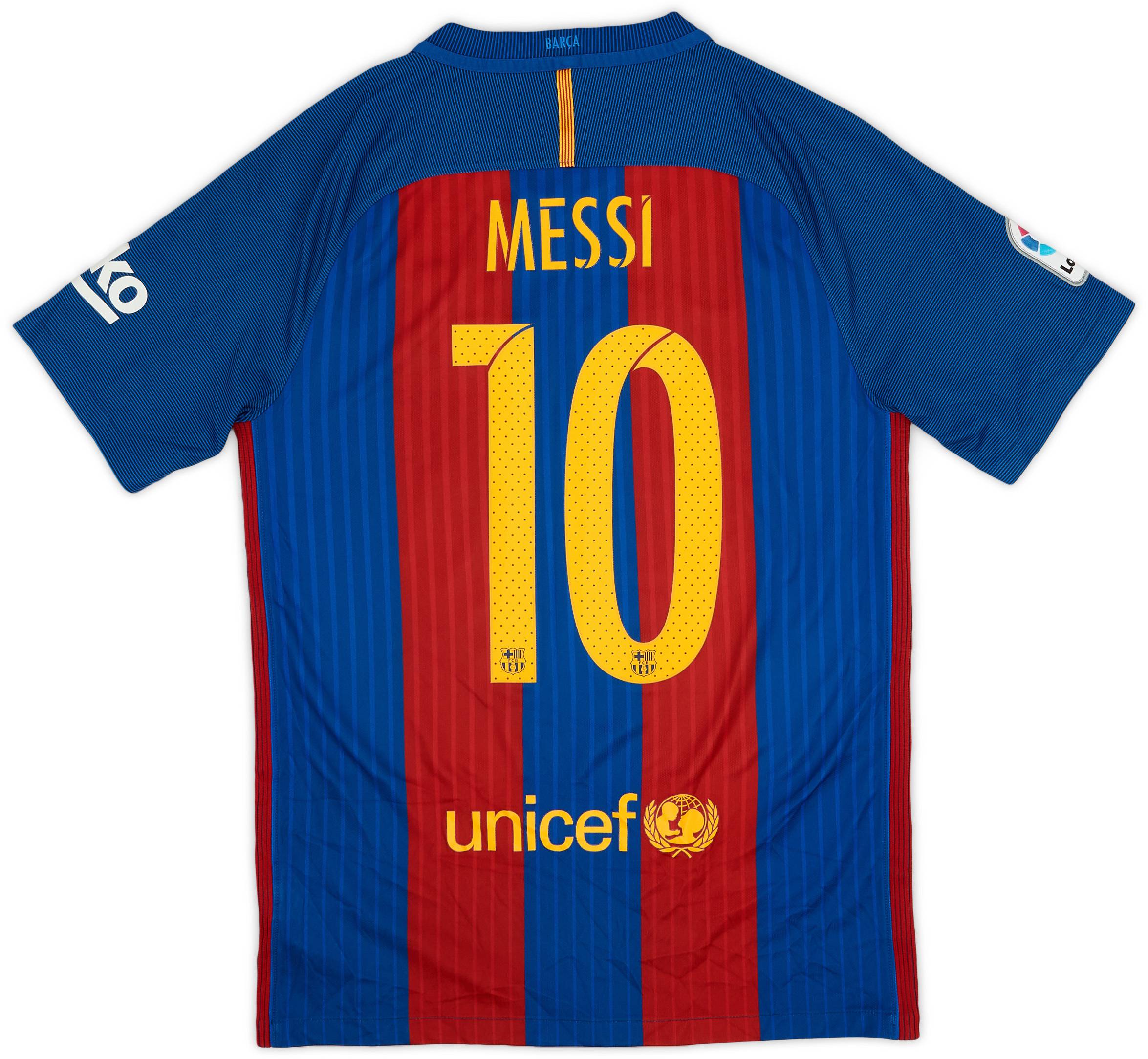 2016-17 Barcelona Home Shirt Messi #10 - 8/10 - (S)