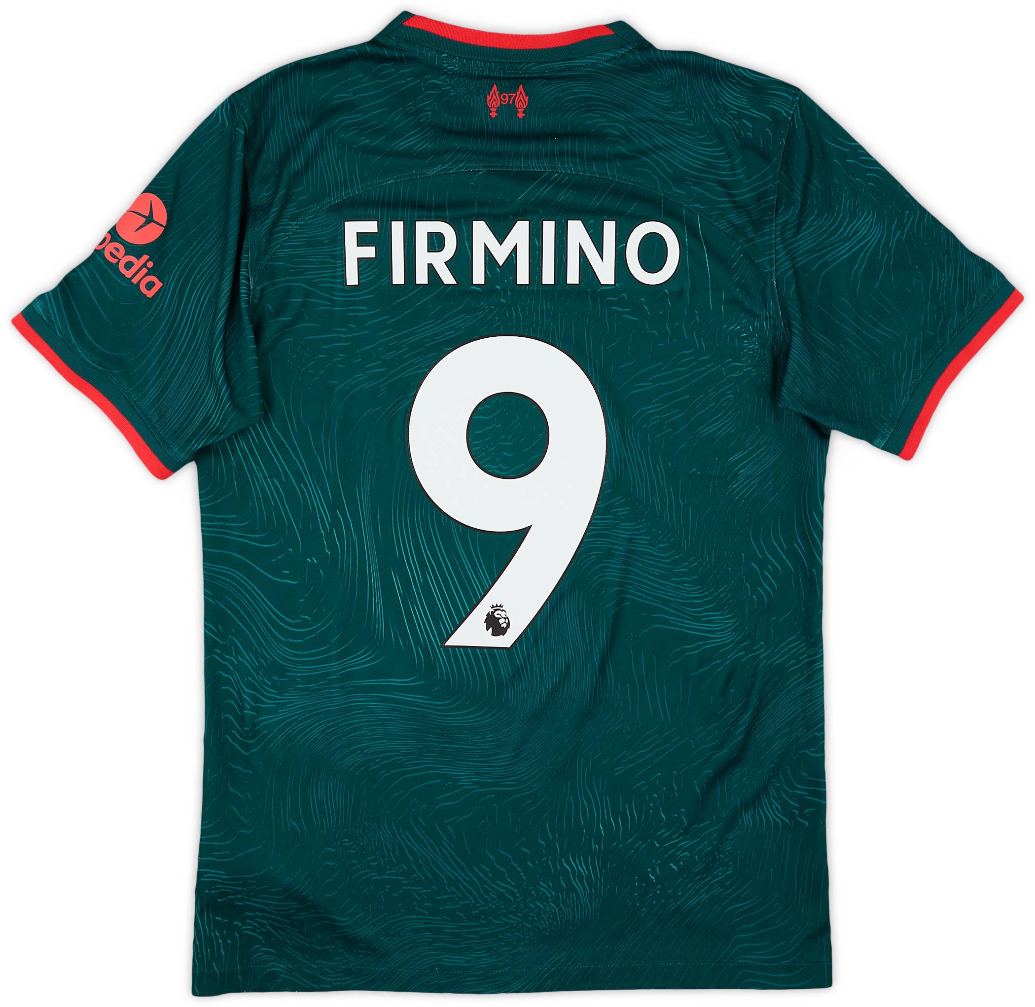 2022-23 Liverpool Third Shirt Firmino #9 - 9/10 - (S)