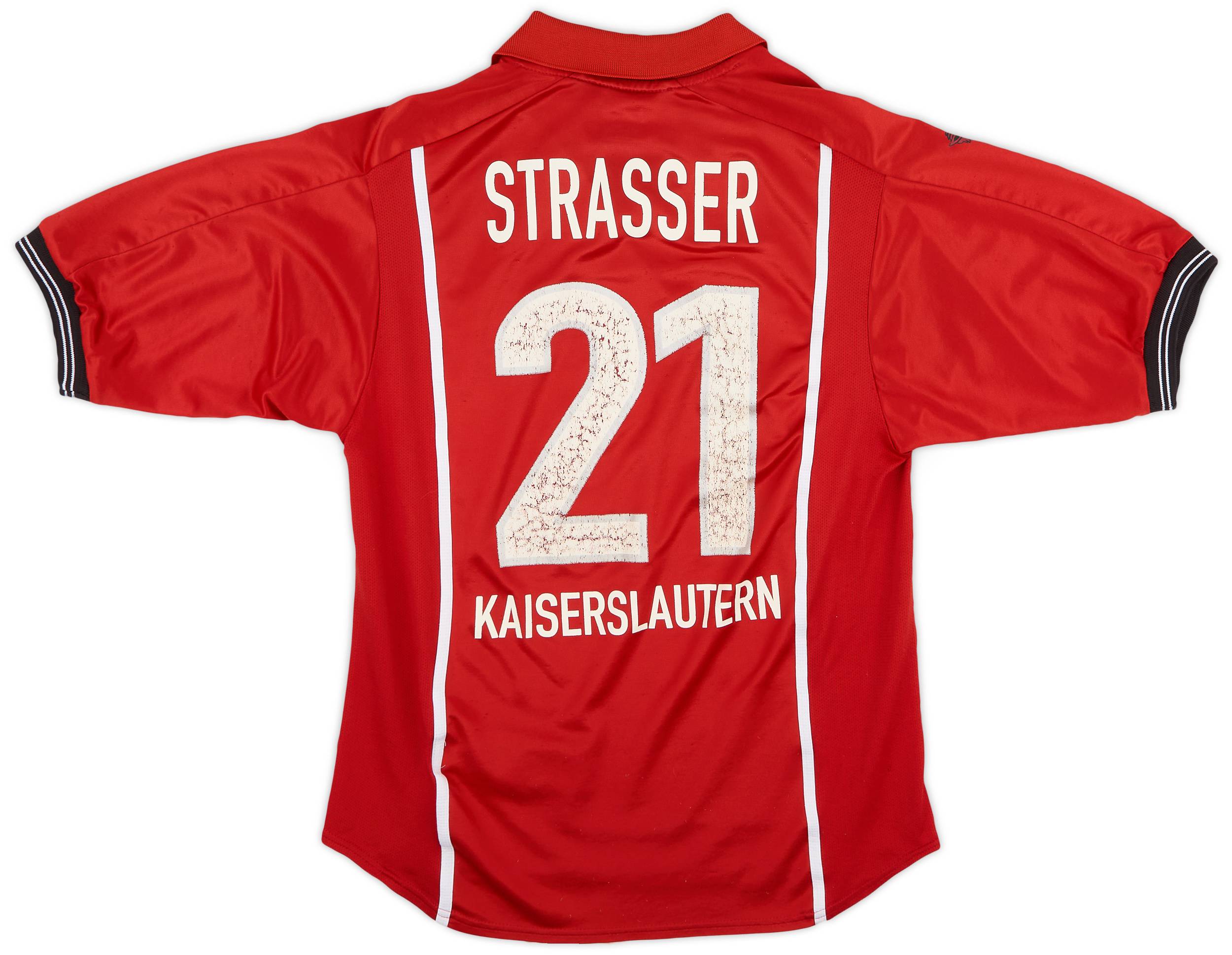 1999-00 Kaiserslautern Home Shirt Strasser #21 - 6/10 - (S)