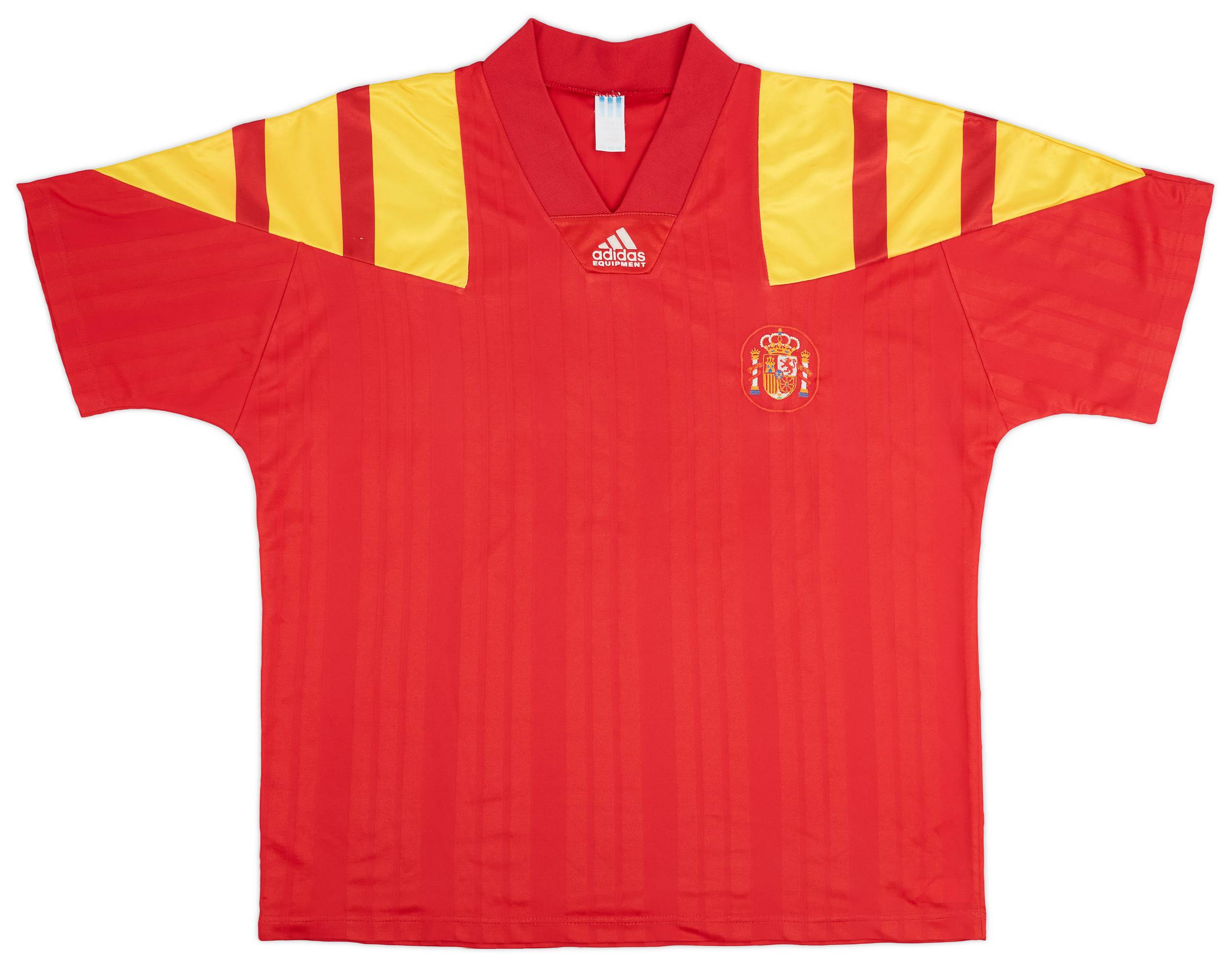 ウェア Spain 1992 93 94 1992-94 Spain Home Shirt - 7/10 - (XL)
