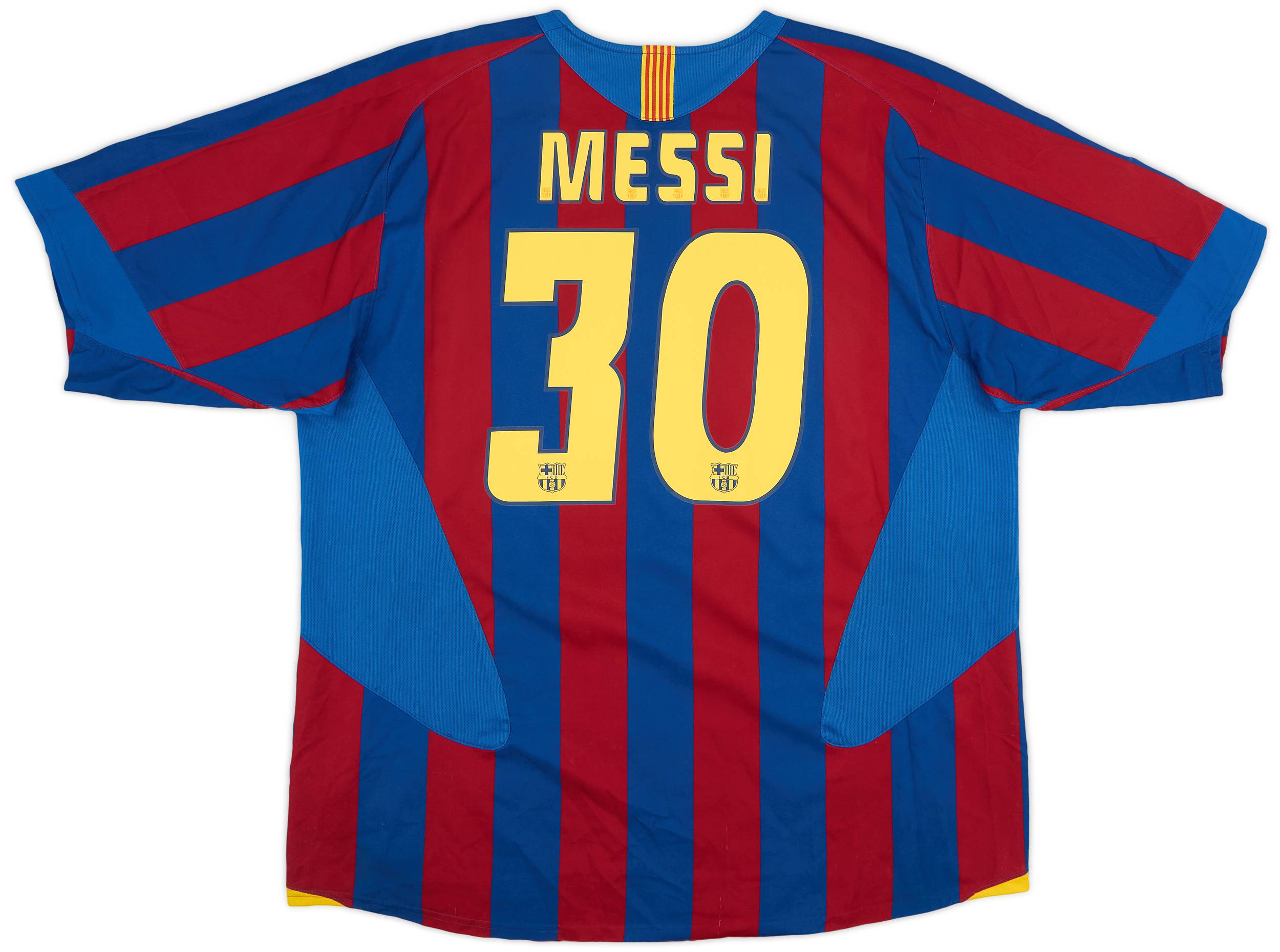2005-06 Barcelona Home Shirt Messi #30 - 7/10 - (XXL)