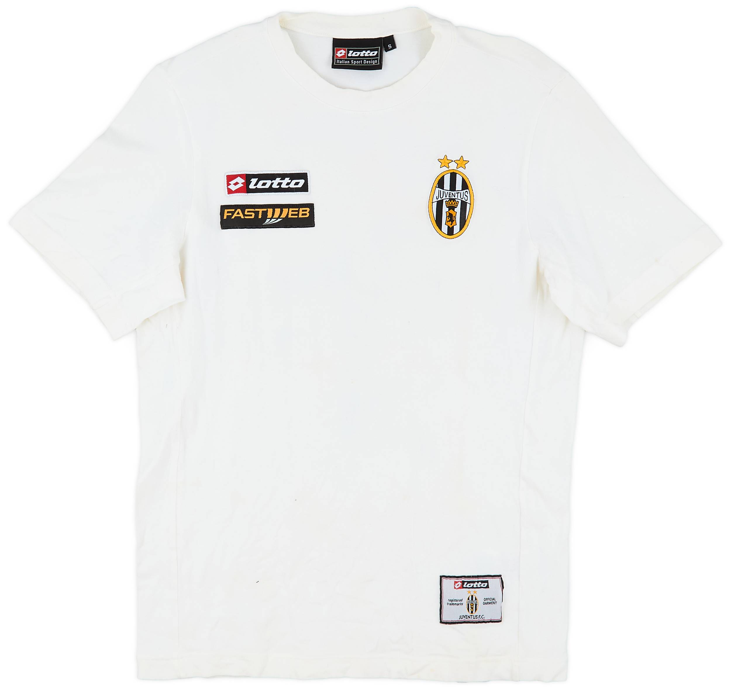 2002-03 Juventus Lotto Cotton Tee - 8/10 - (S)