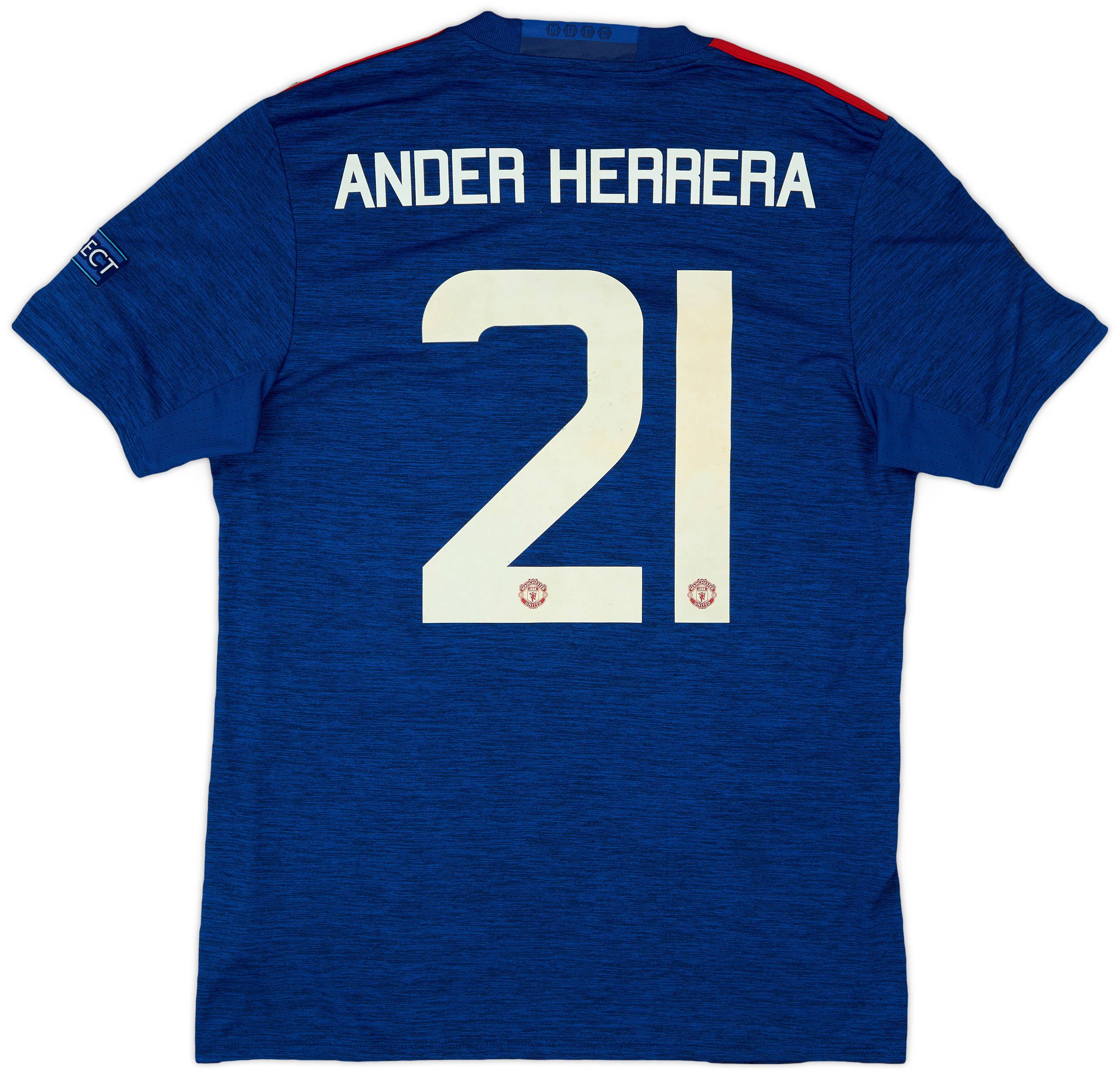 2016-17 Manchester United Away Shirt Ander Herrera #21 (M)