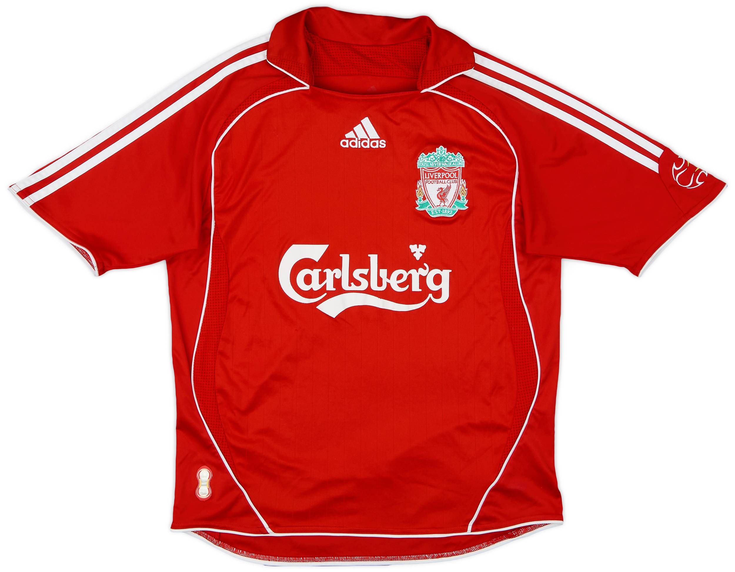 2006-08 Liverpool Home Shirt - 7/10 - (XL.Boys)