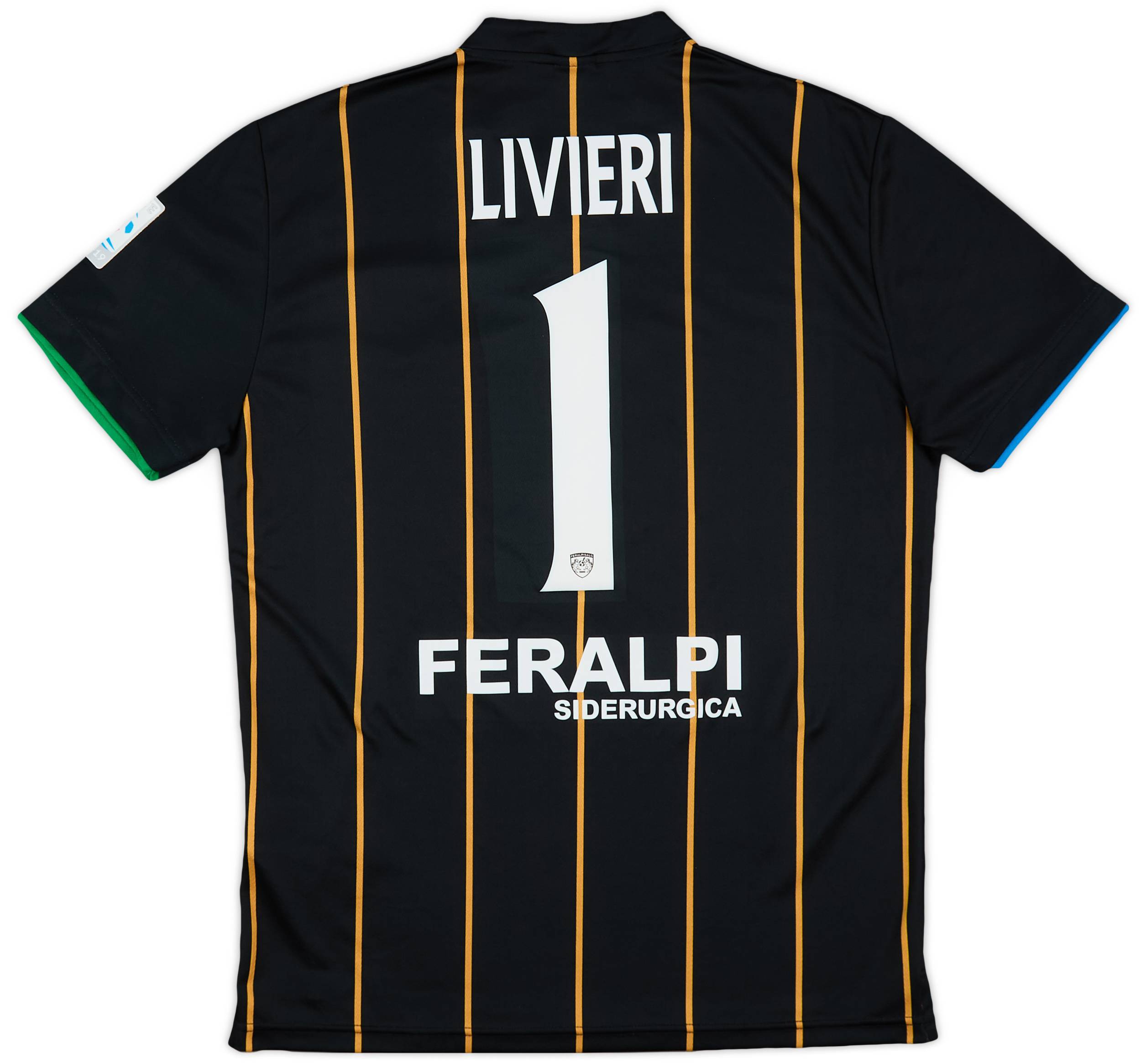 2017-18 Feralpisalo Match Issue Away/GK Shirt Livieri #1