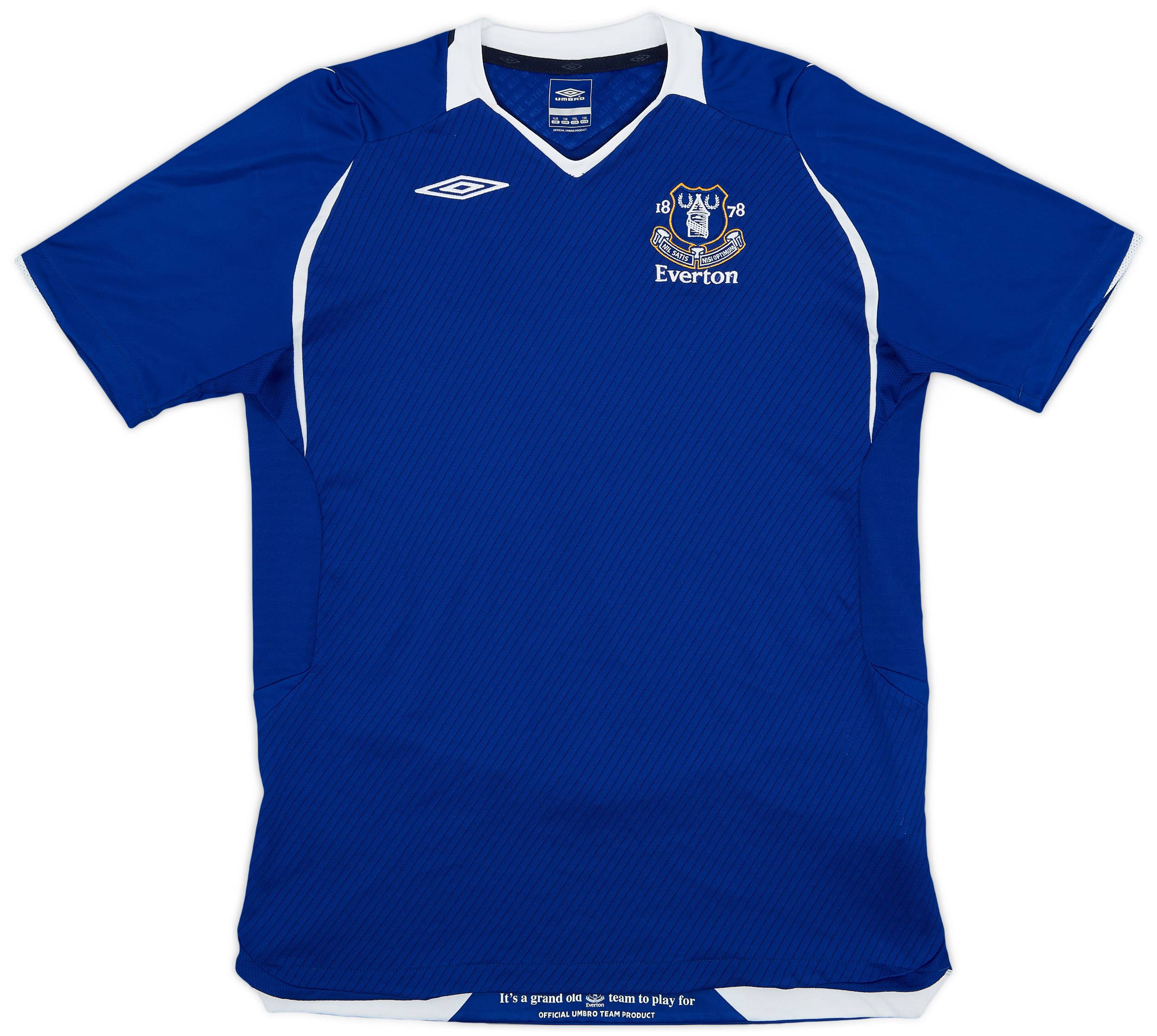 2008-09 Everton Home Shirt - 8/10 - (XL.Boys)