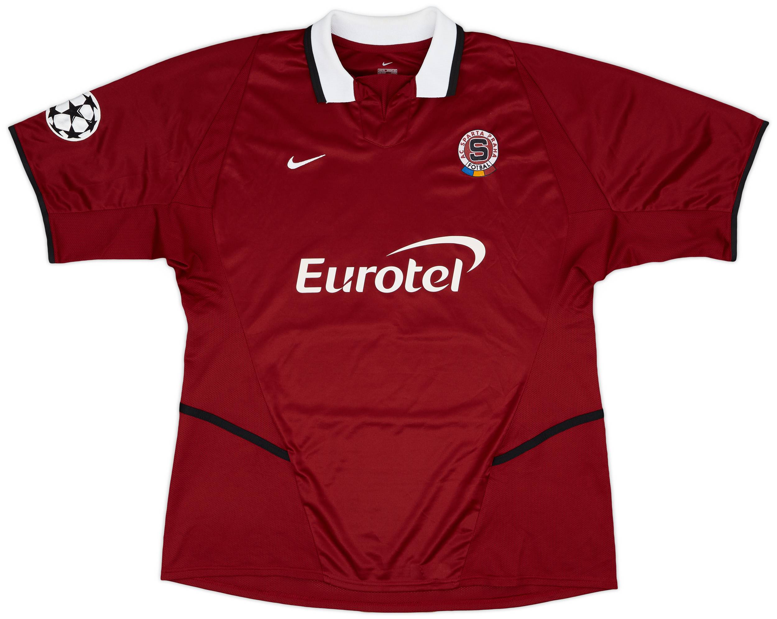 2003-04 Sparta Prague Match Issue Champions League Home Shirt