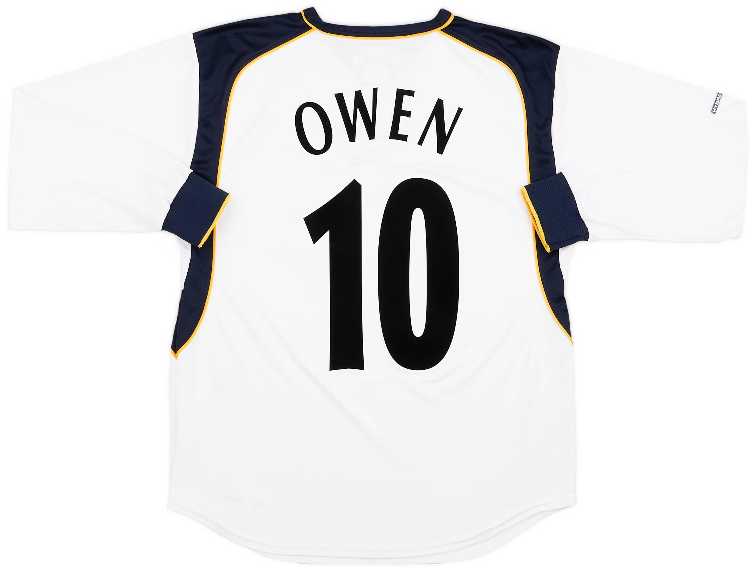2001-03 Liverpool Away L/S Shirt Owen #10 - 9/10 - (M)