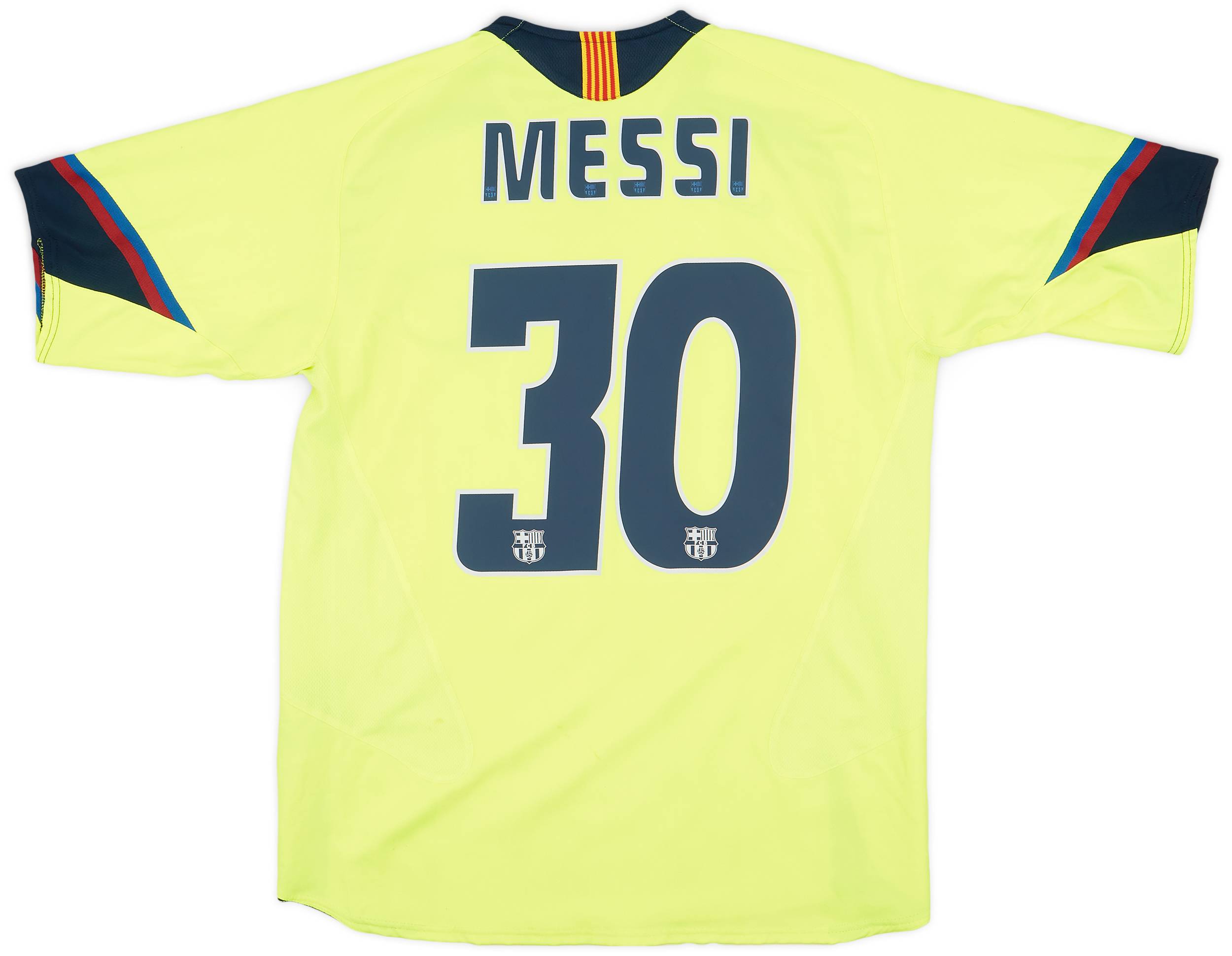 2005-06 Barcelona Away Shirt Messi #30 - 6/10 - (M)