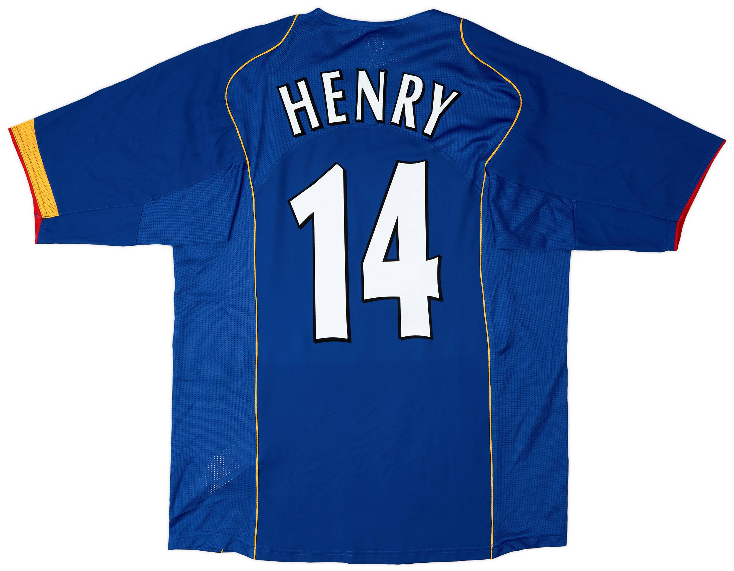 2004 06 Arsenal Away Shirt Henry 14 8 10 L