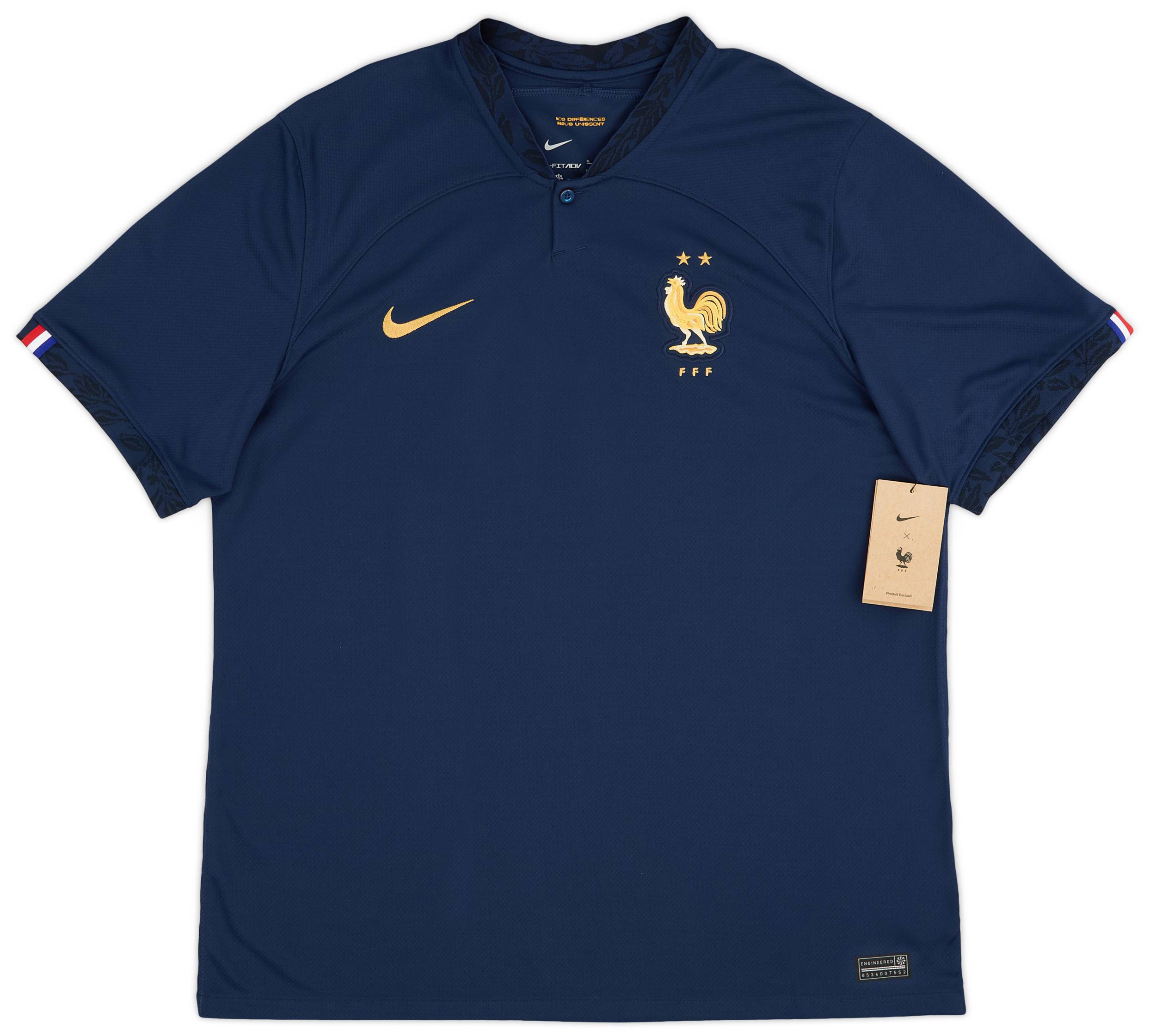 2022-23 France Home Shirt (XL)