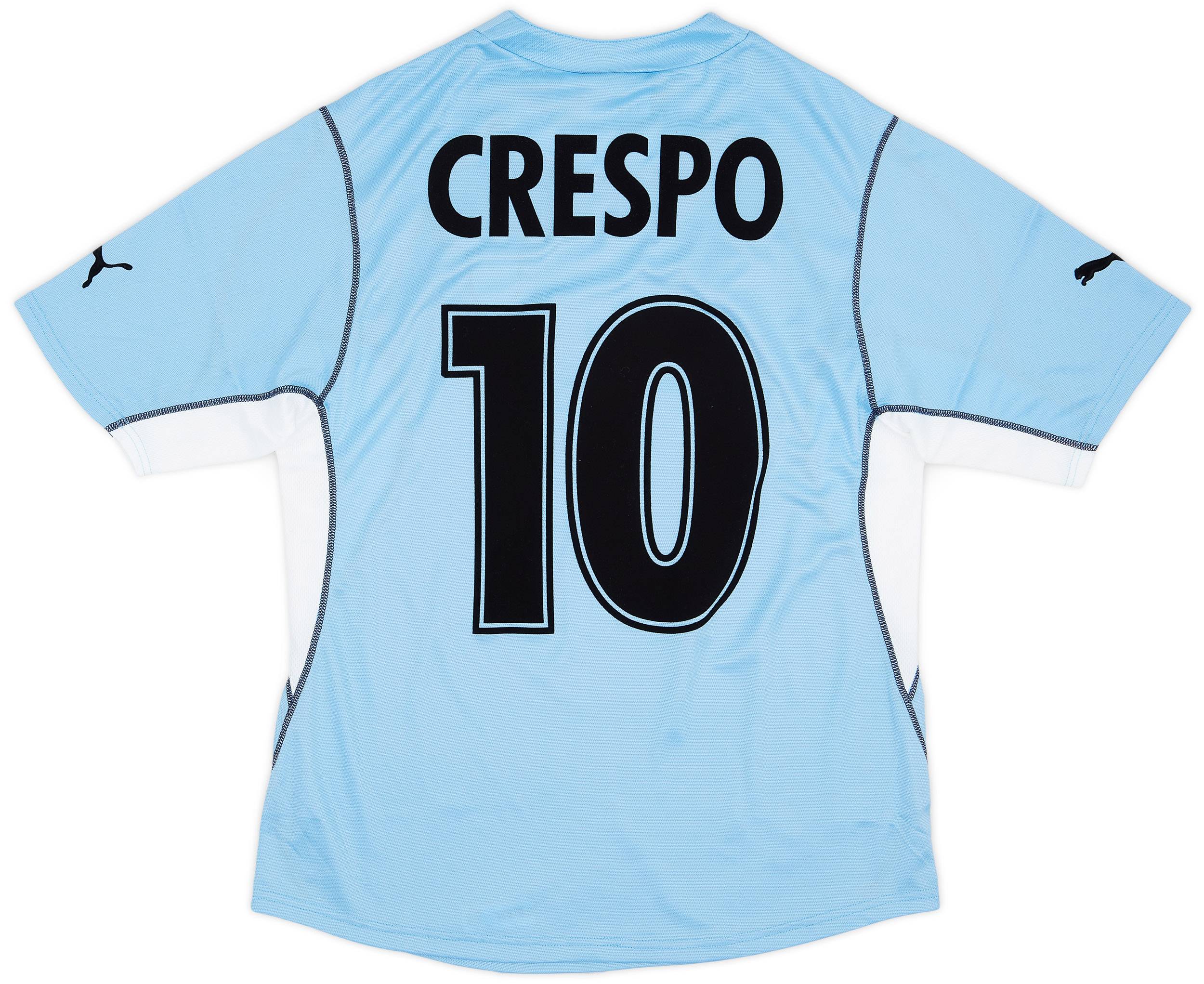 ラツィオ CRESPO 10 水色シャツ クレスポ 2001-02 Lazio Prototype Home Shirt Crespo #10 (M)