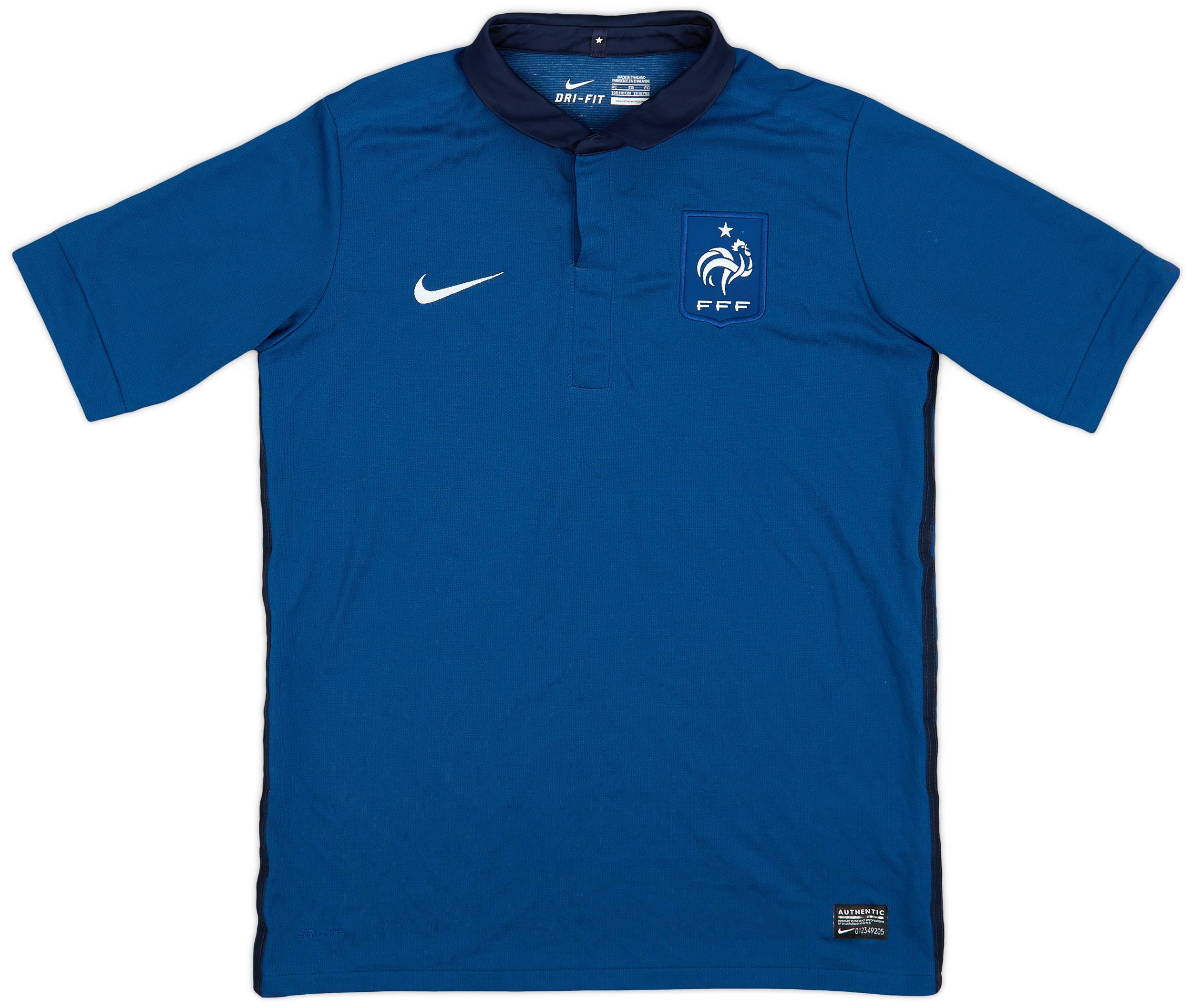 2011-12 France Home Shirt - 8/10 - (XL.Boys)