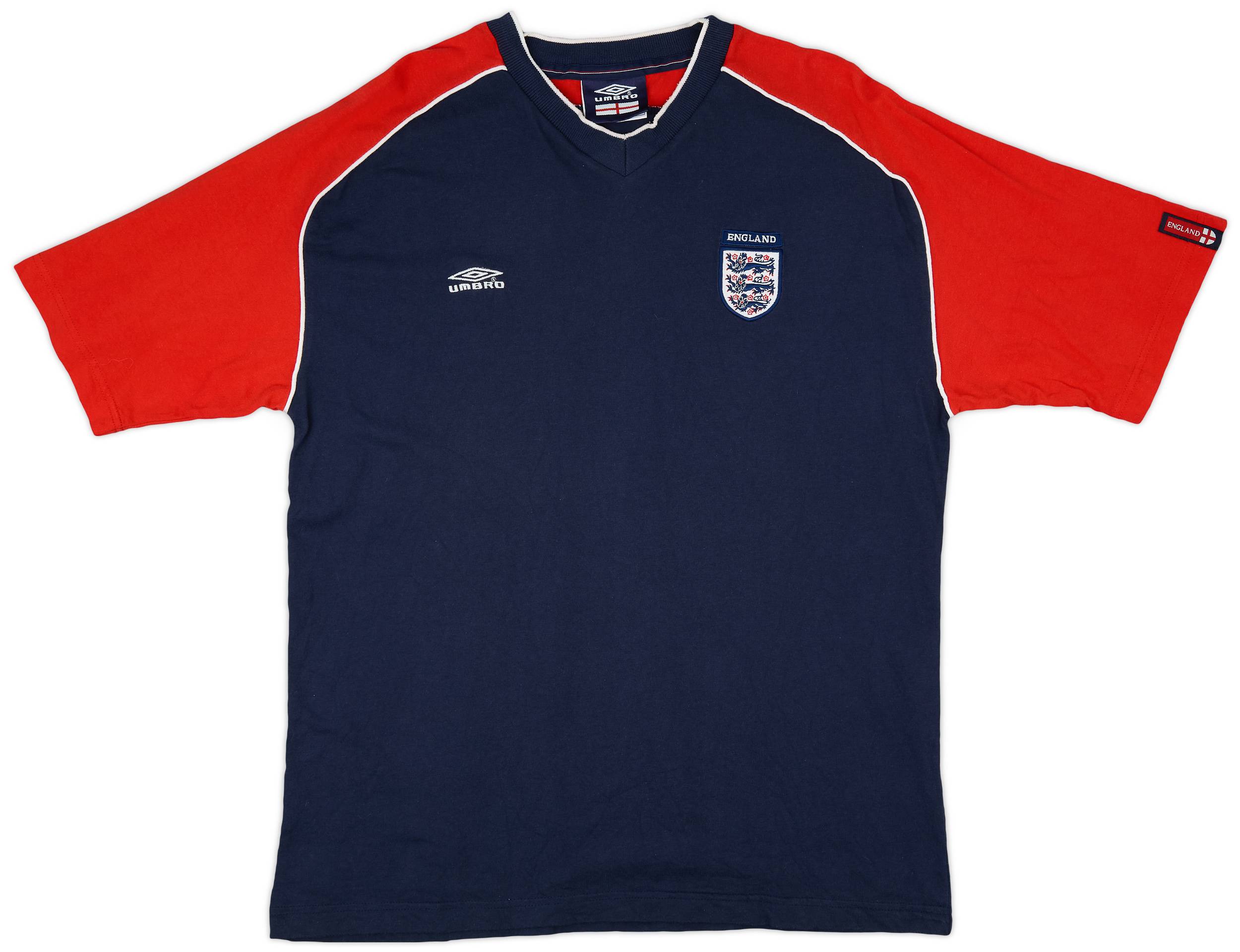 2002-03 England Umbro Training Shirt - 8/10 - (L)