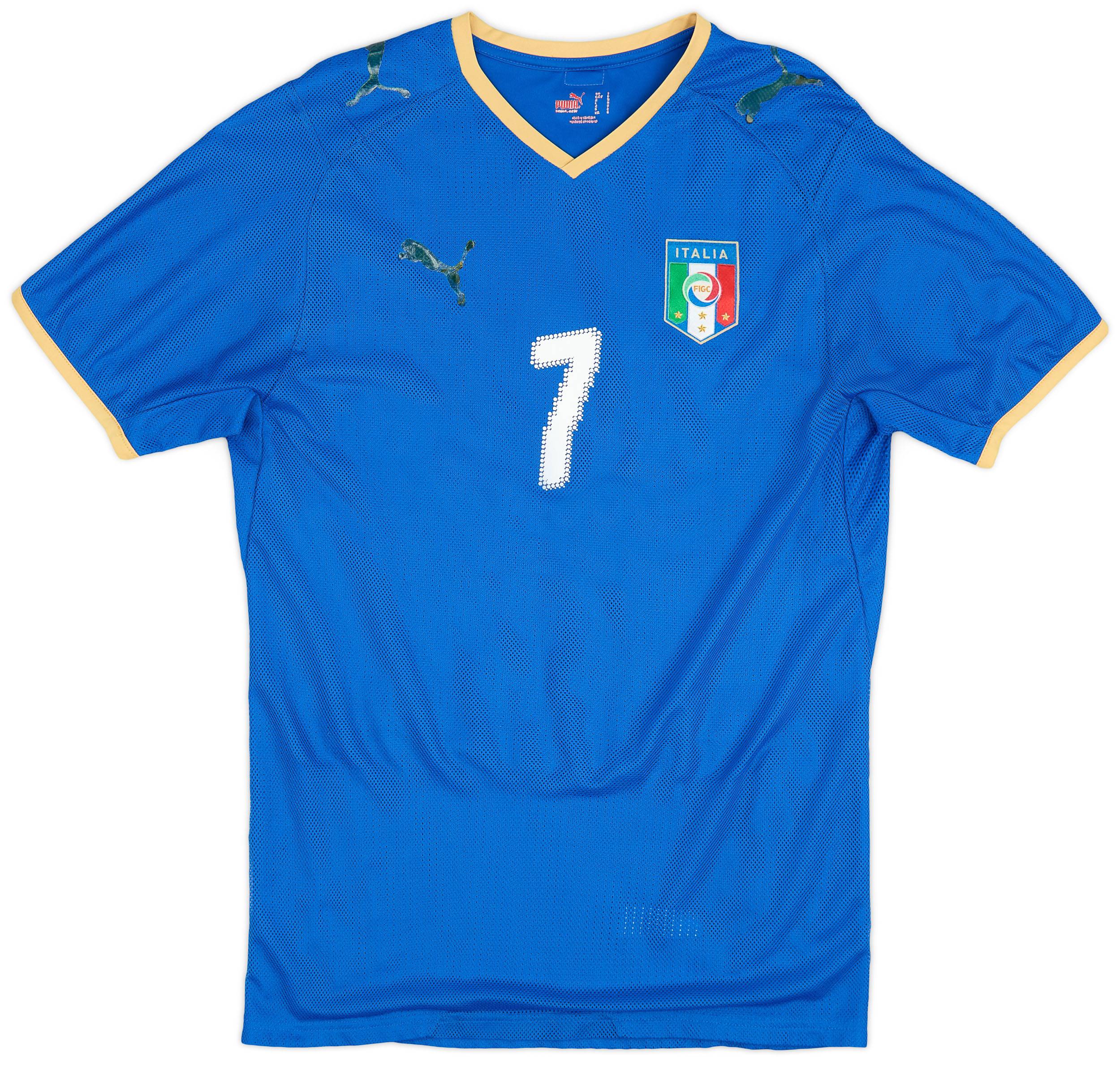 2007-08 Italy Home Shirt Del Piero #7 - 6/10 - (S)