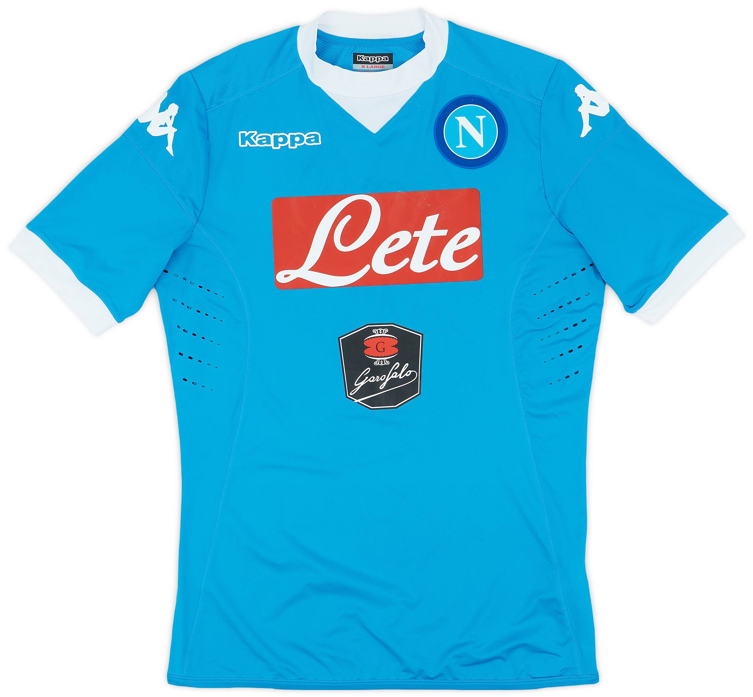 2015-16 Napoli Authentic Home Shirt - 7/10 - (XL)