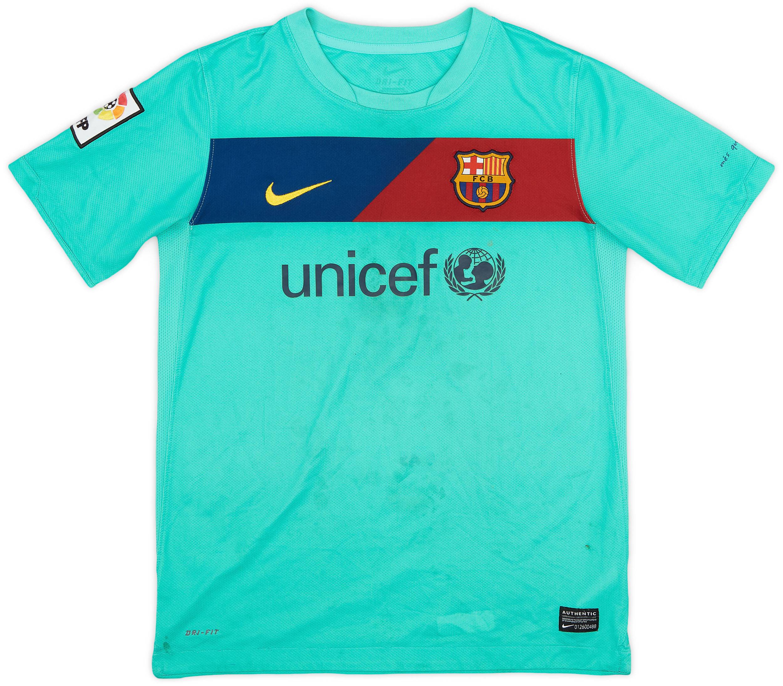 2010-11 Barcelona Away Shirt - 5/10 - (L.Boys)