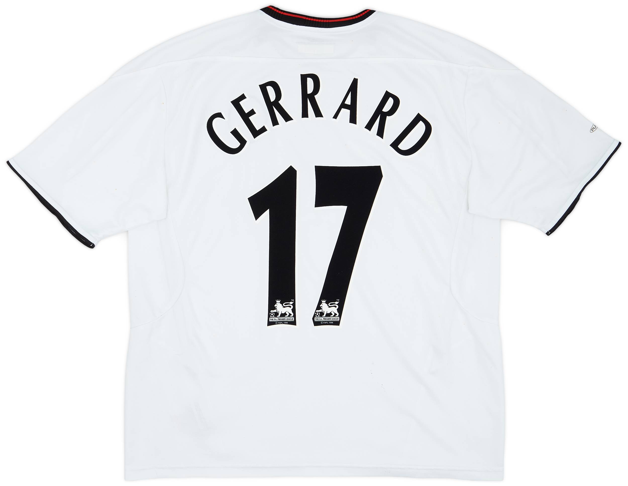 2003-04 Liverpool Away Shirt Gerrard #17 - 5/10 - (L)