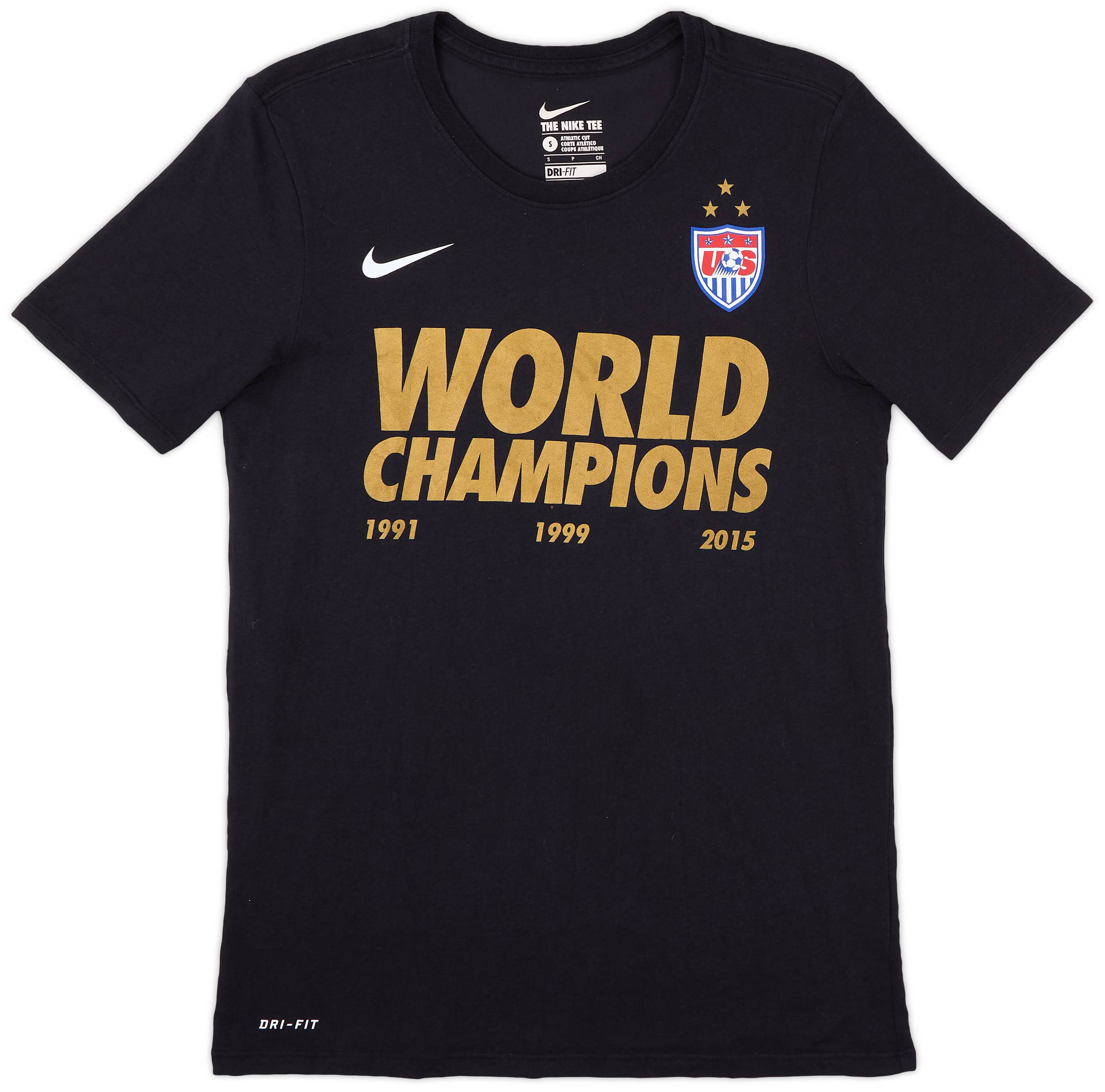 2015 16 USA Women s World Champions Graphic Tee 9 10 S