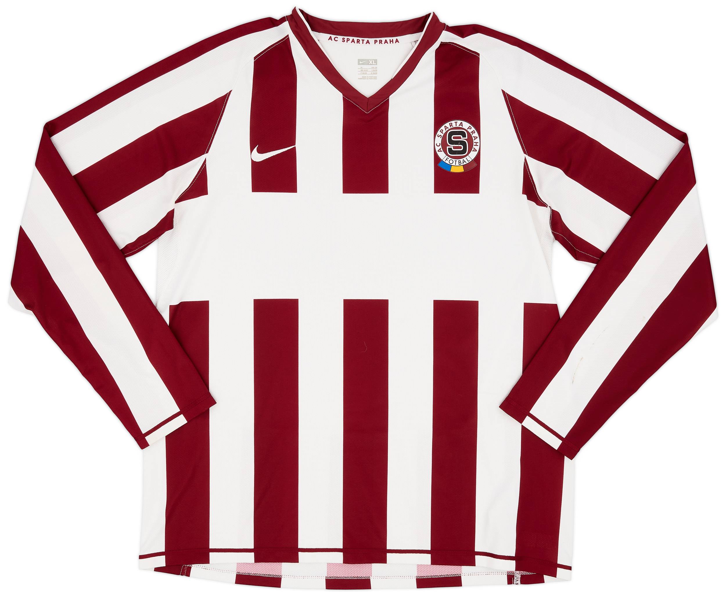 2007-08 Sparta Prague Away L/S Shirt - 8/10 - (XL)