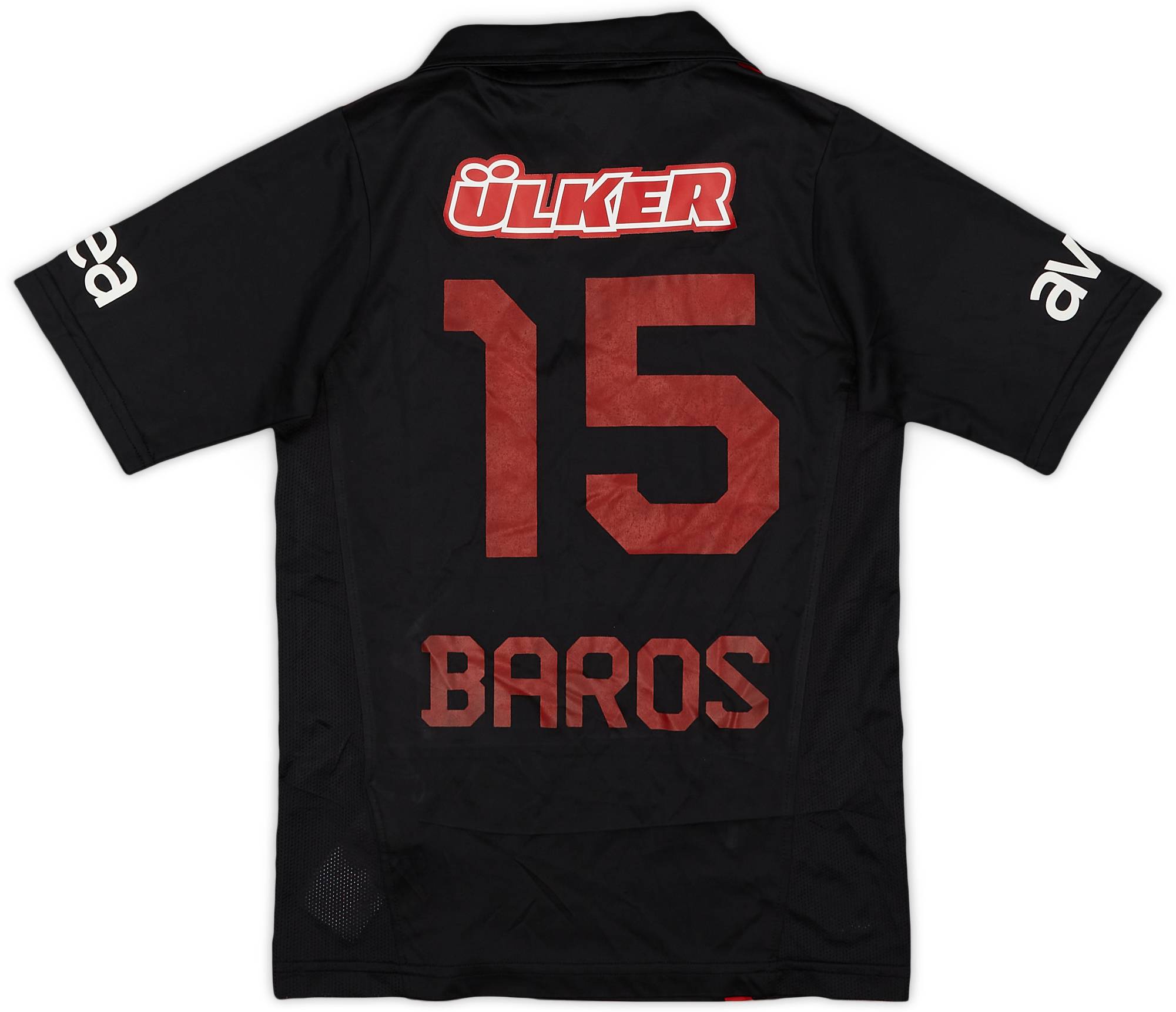2011-12 Galatasaray Away Shirt Baros #15 - 8/10 - (S.Boys)