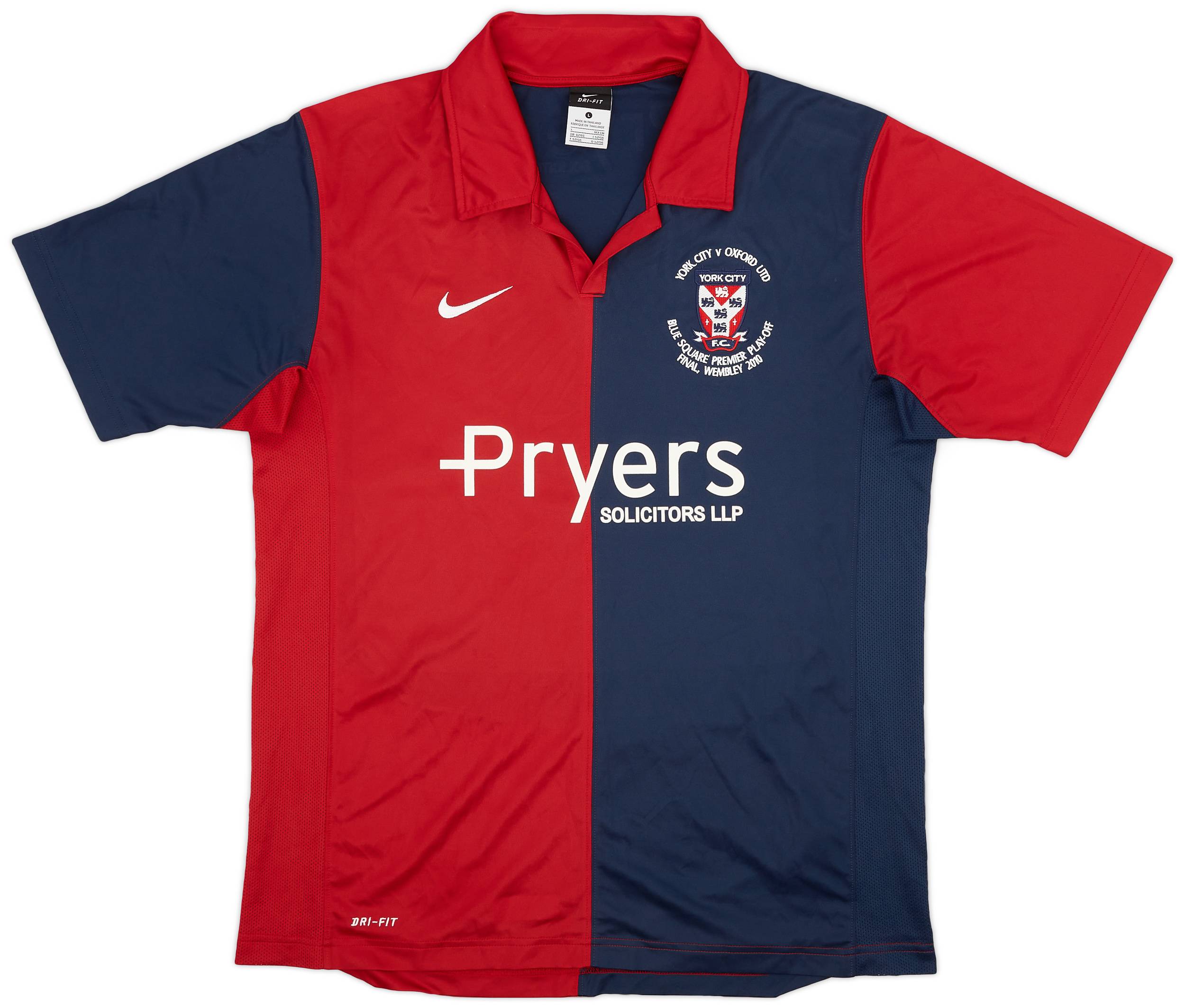 2009-10 York City 'Playoff FInal 2010' Home Shirt - 9/10 - (L)