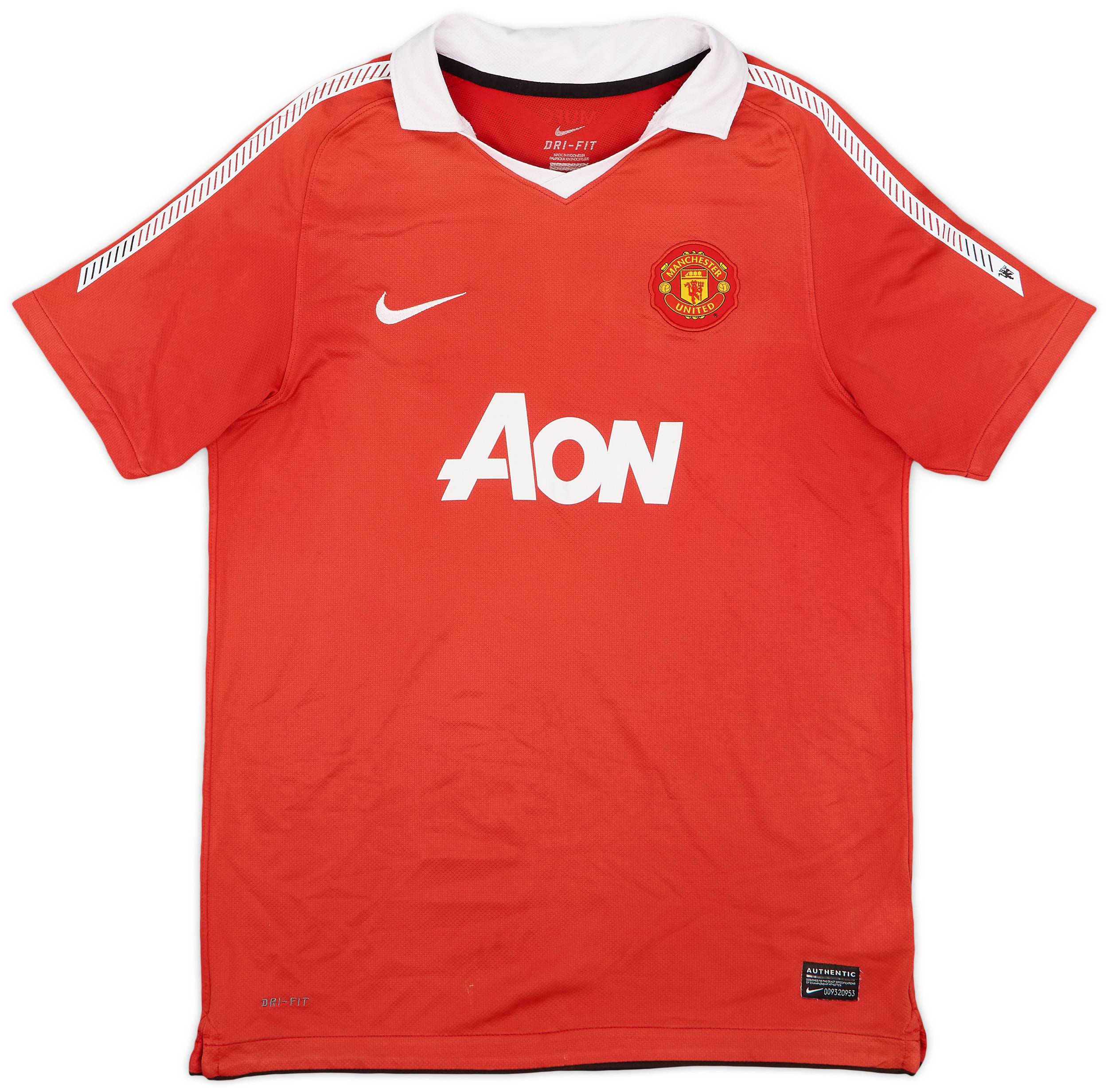 2010-11 Manchester United Home Shirt - 7/10 - (XL.Boys)