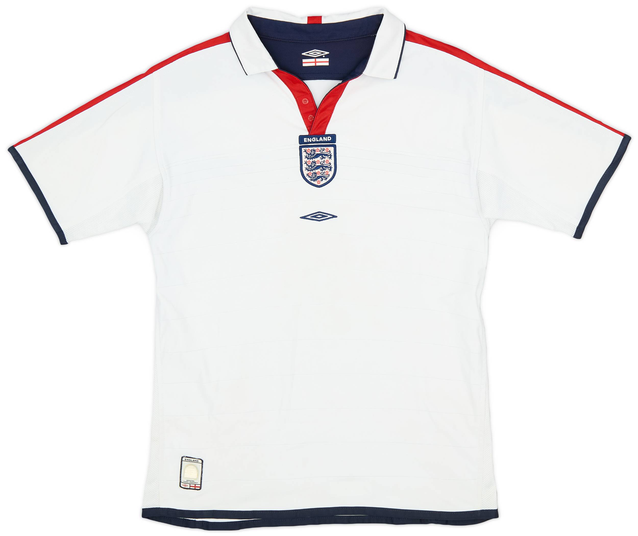 ENGLAND 2003/2004/2005 HOME FOOTBALL SHIRT JERSEY UMBRO