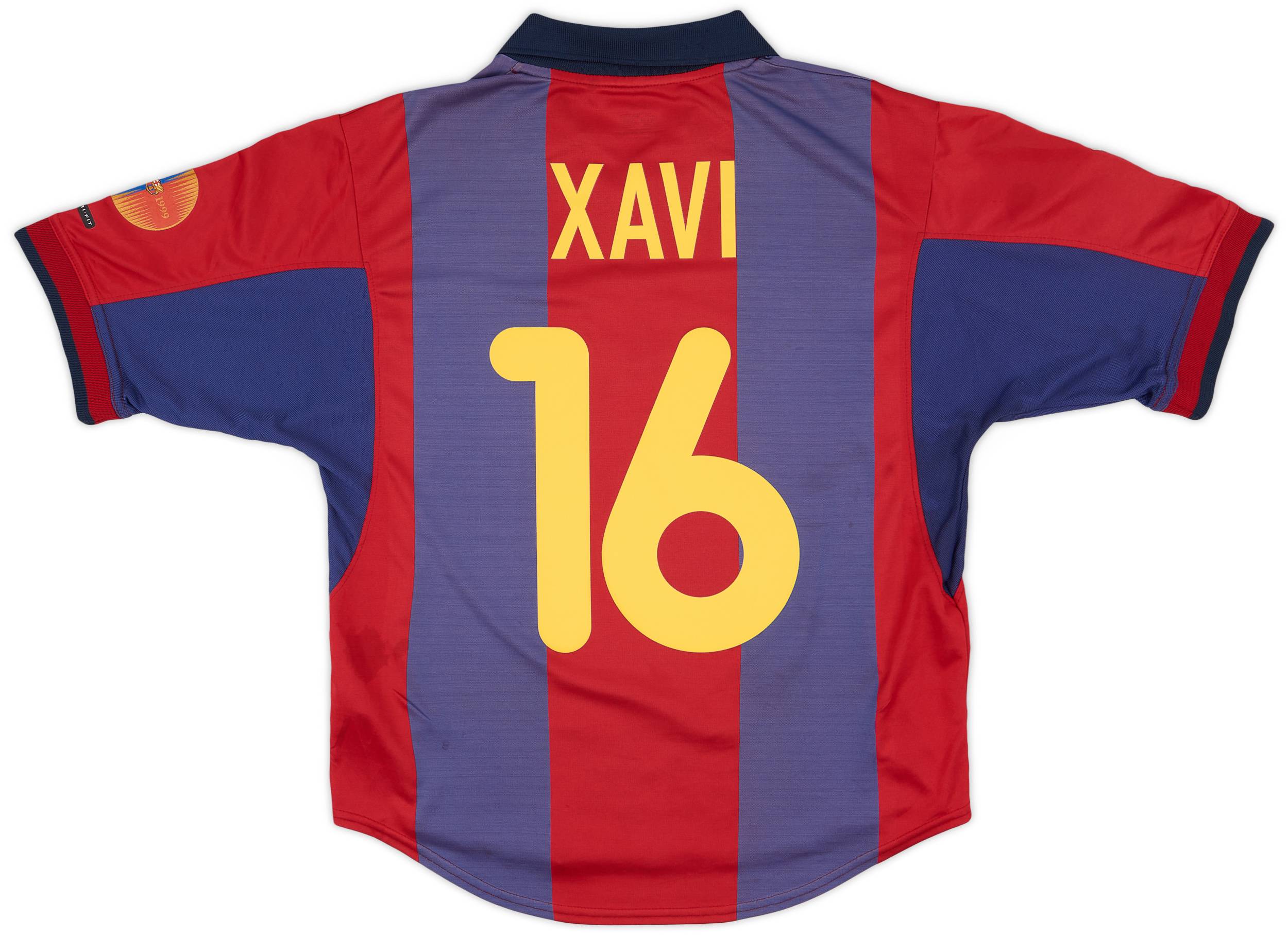 2000-01 Barcelona Home Shirt Xavi #16 - 7/10 - (S)