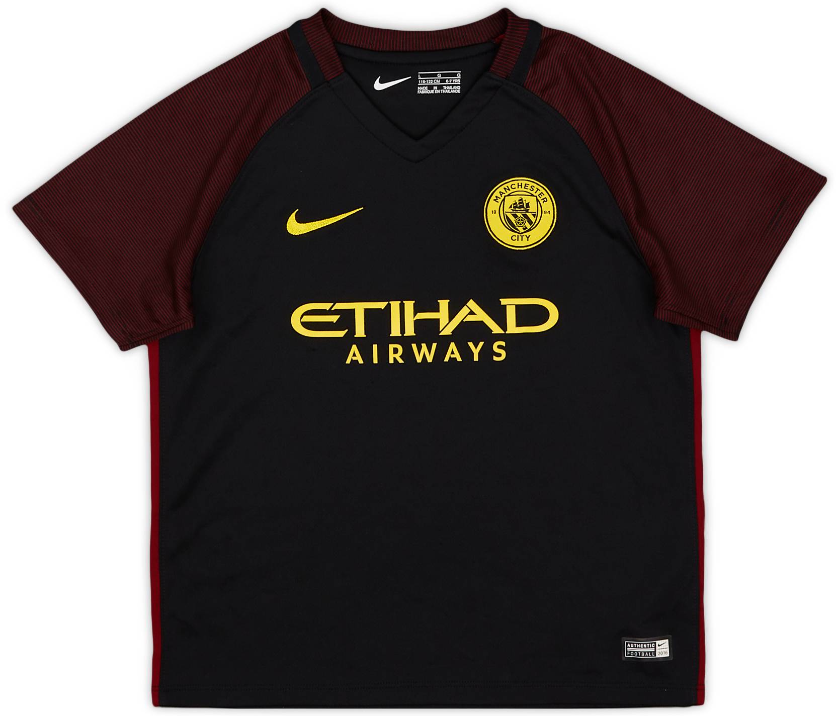 2016-17 Manchester City Away Shirt - 8/10 - (6-7 Years)