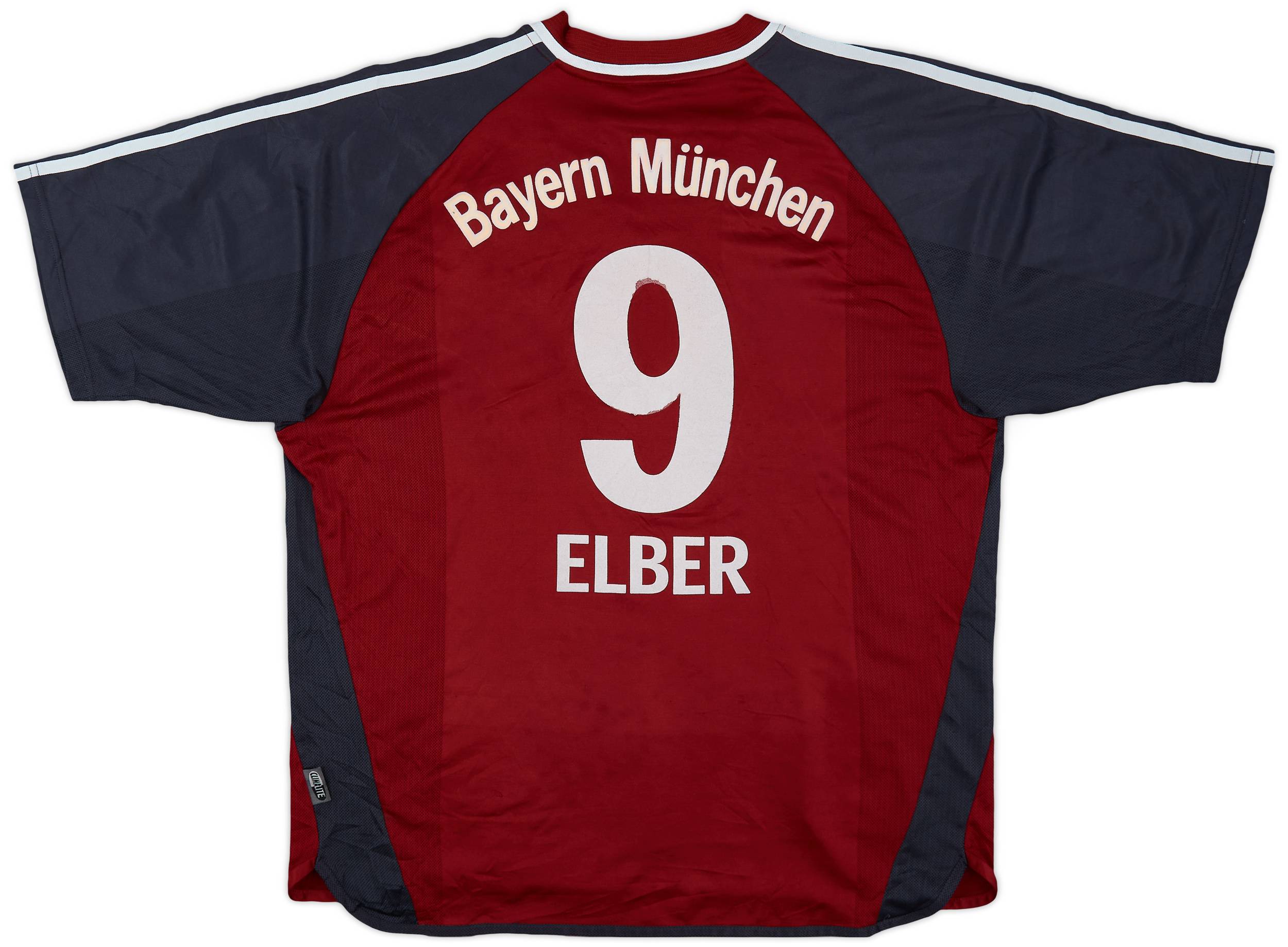 2001-02 Bayern Munich Home Shirt Elber #9 - 4/10 - (XL)