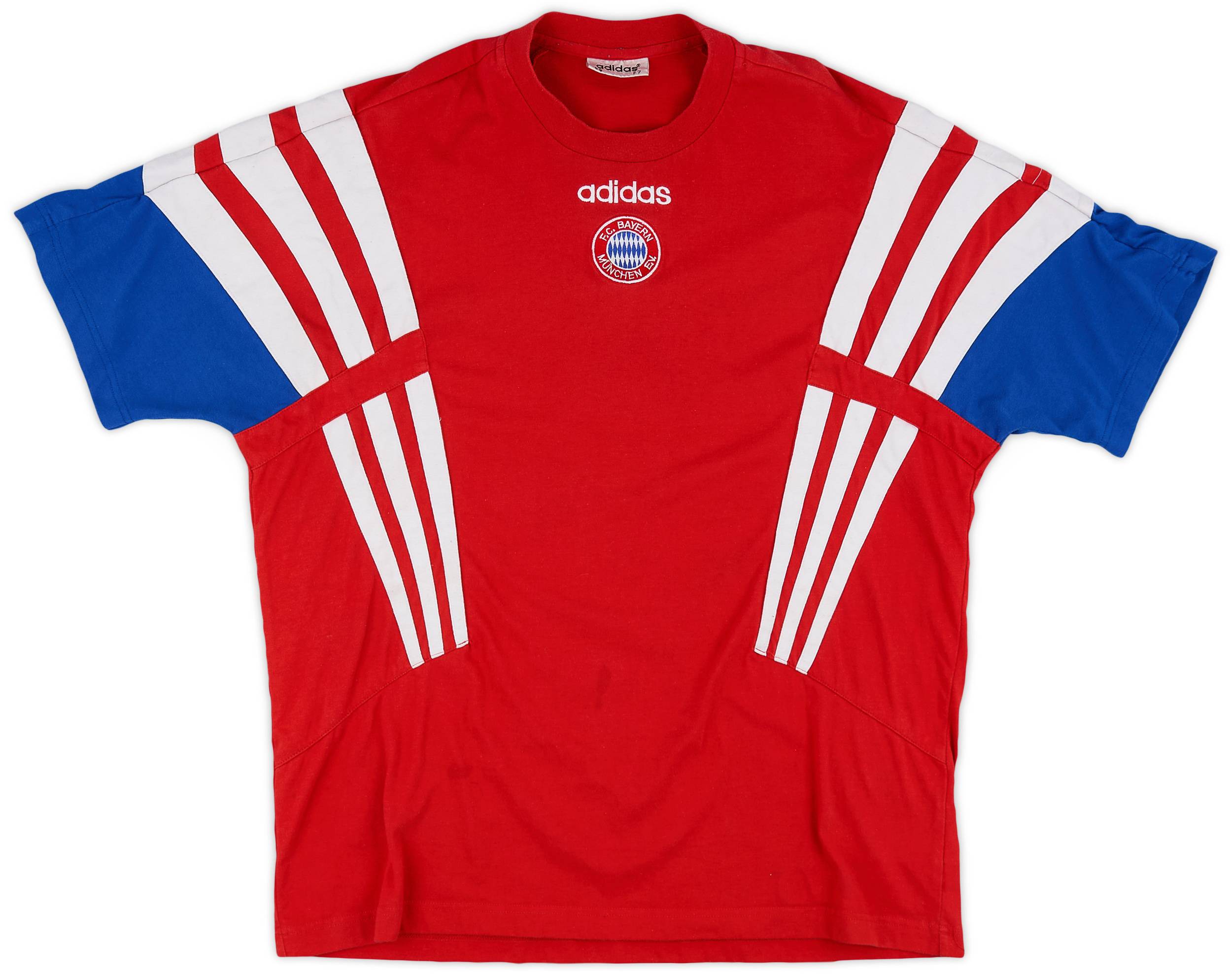 1995-96 Bayern Munich adidas Training Shirt - 7/10 - (XL)