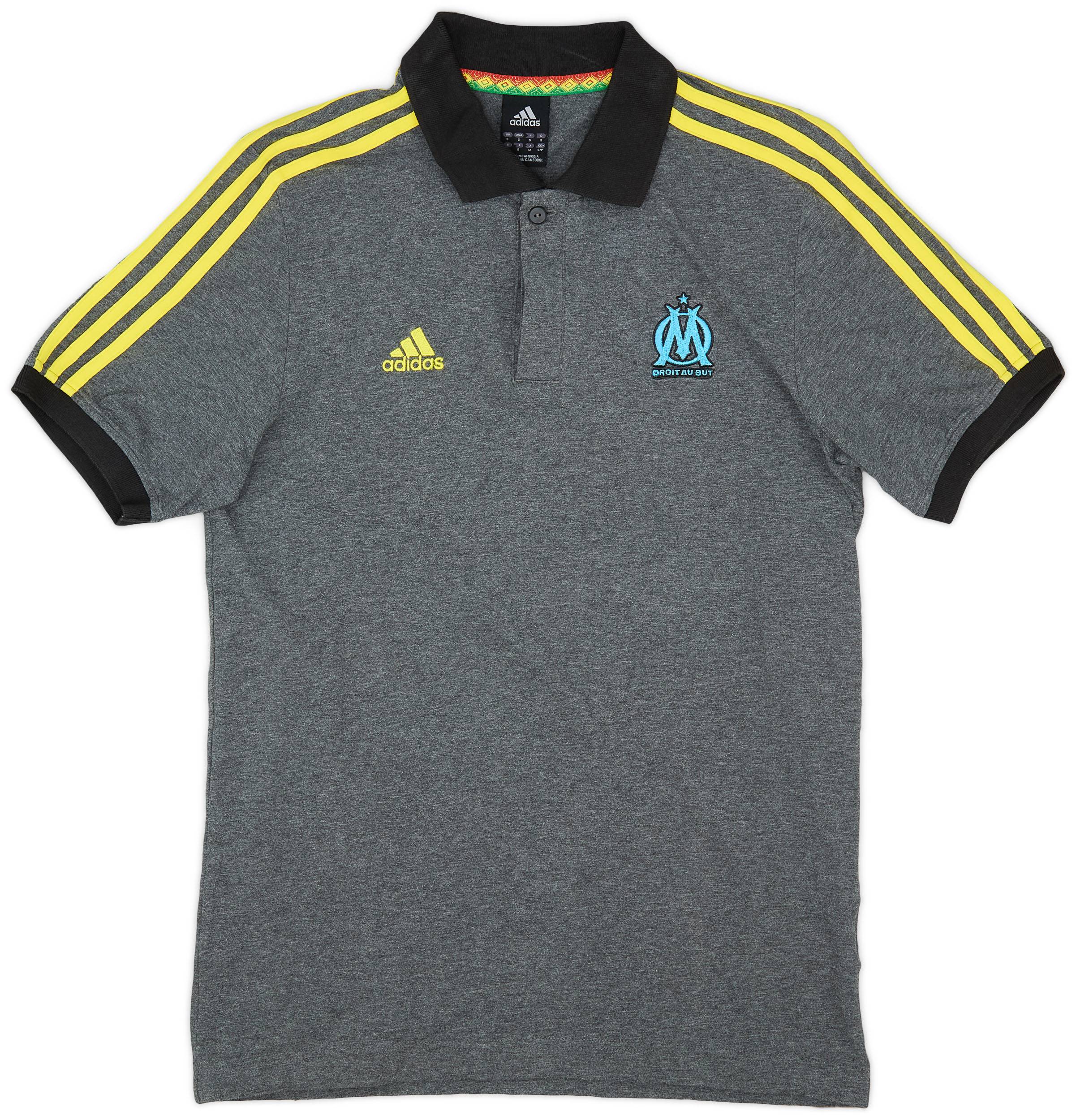 2011-12 Olympique Marseille adidas Polo Shirt - 9/10 - (S)
