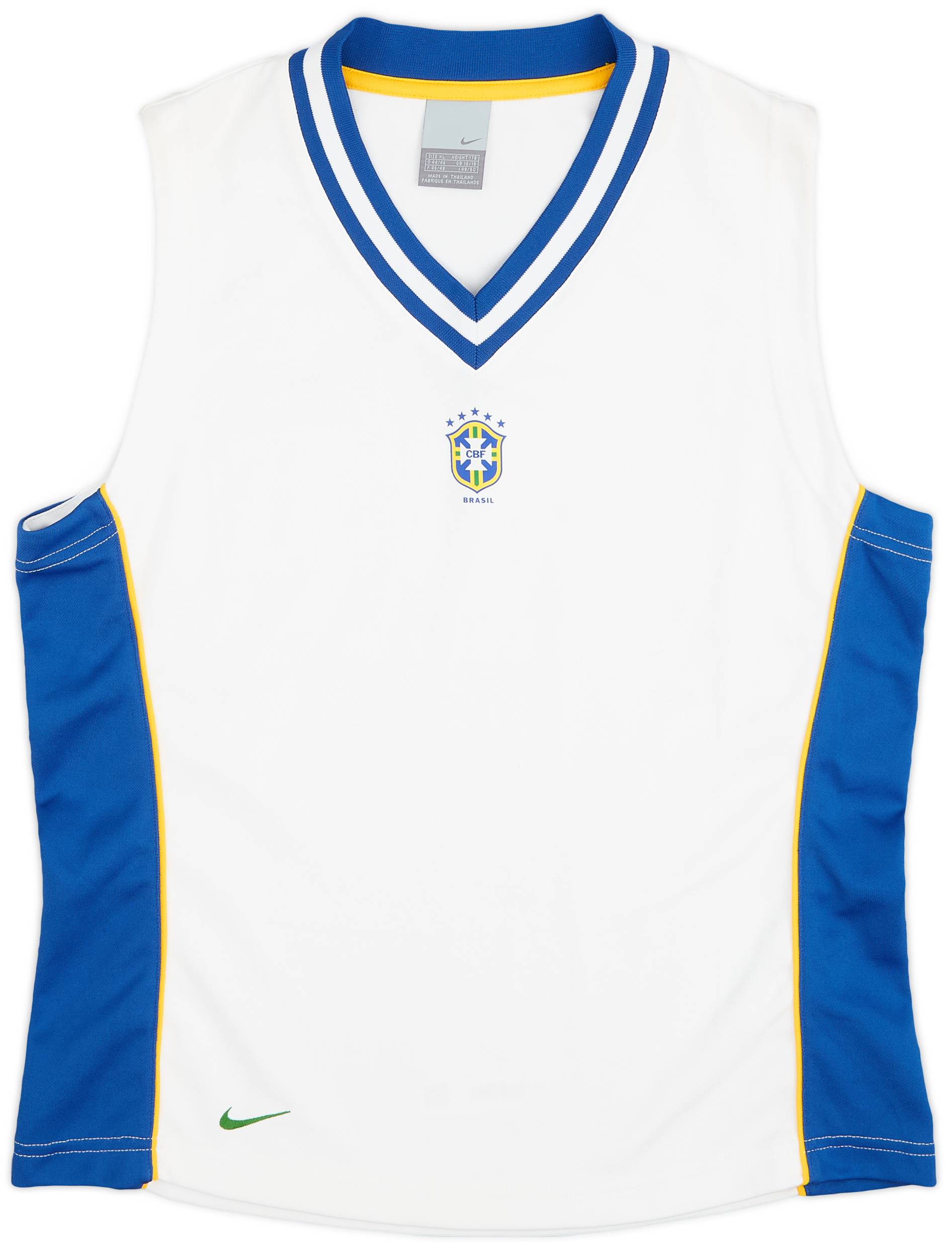 2002-03 Brazil Nike Training Vest #10 - 8/10 - (XL)