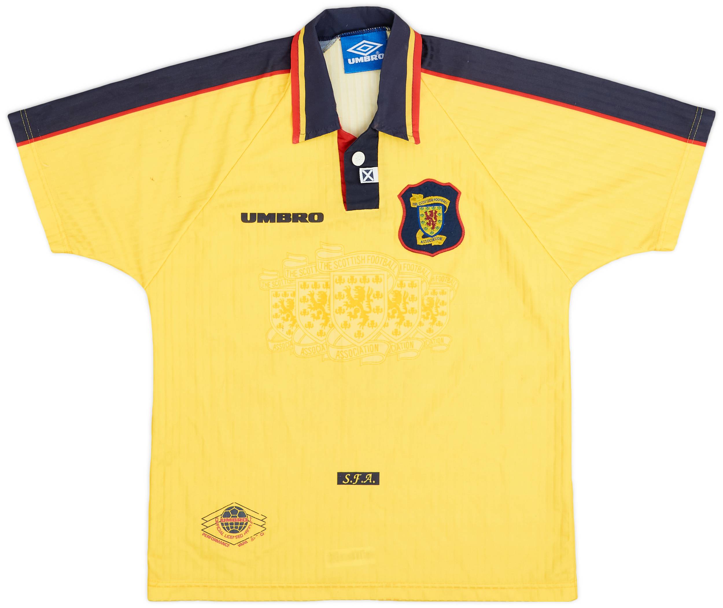 1996-99 Scotland Away Shirt - 7/10 - (L.Boys)