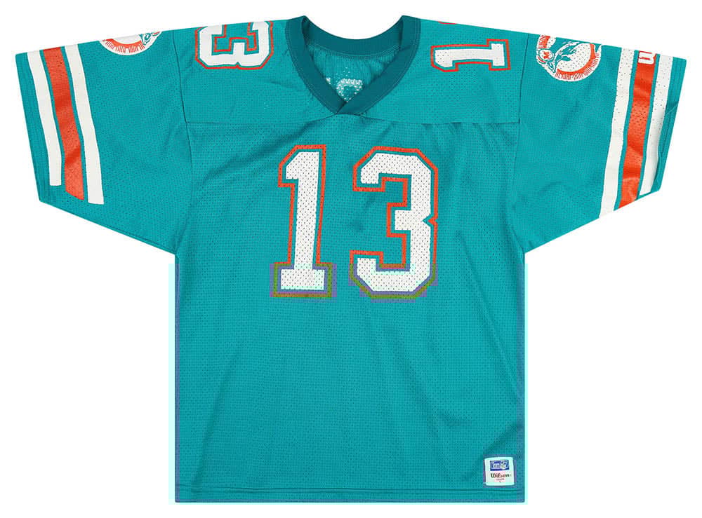 1990-96 Miami Dolphins Marino #13 Wilson Jersey (Home) Y